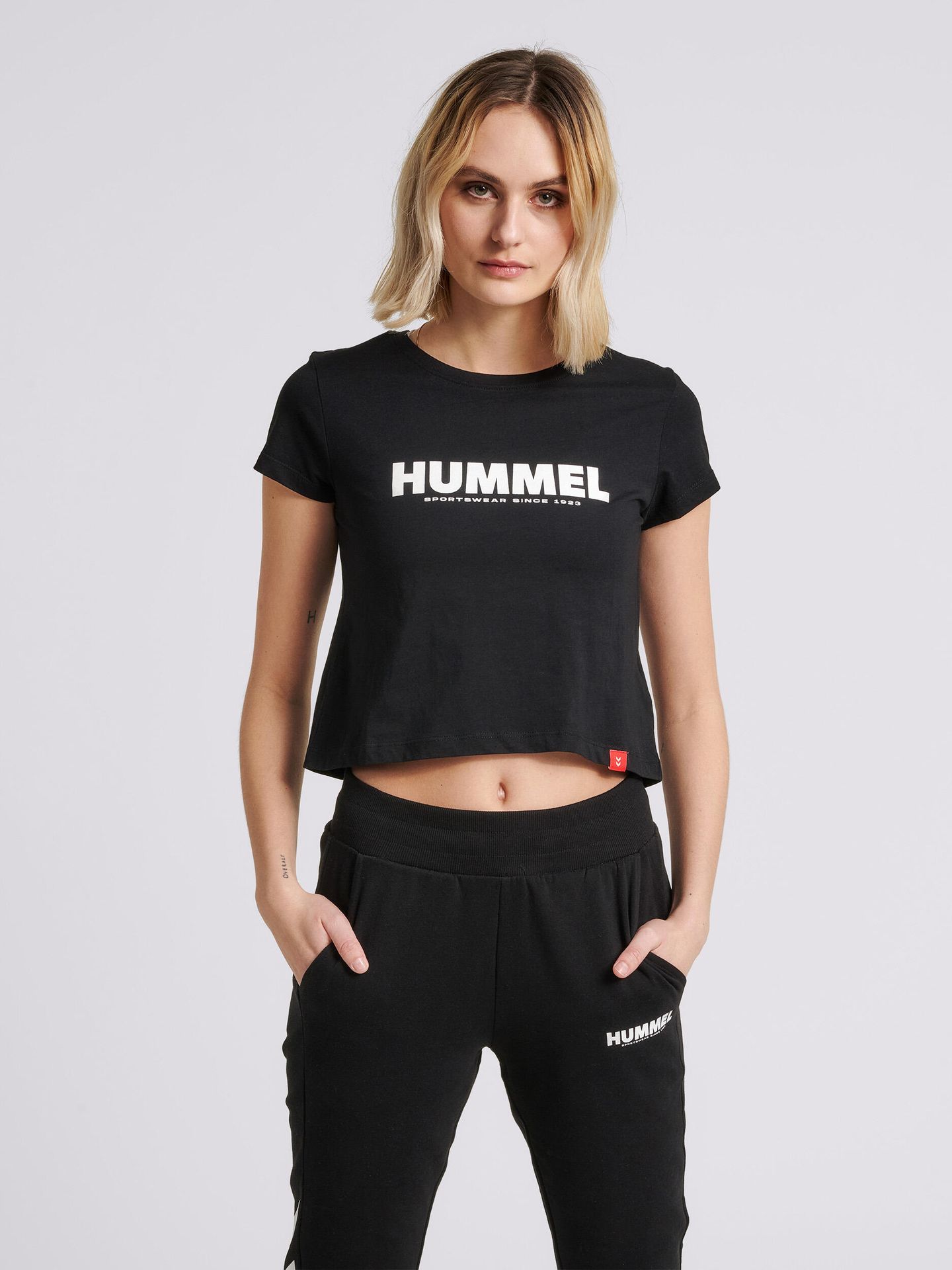 Hummel Koszulka sportowa hml Legacy Woman Cropped T-shirt