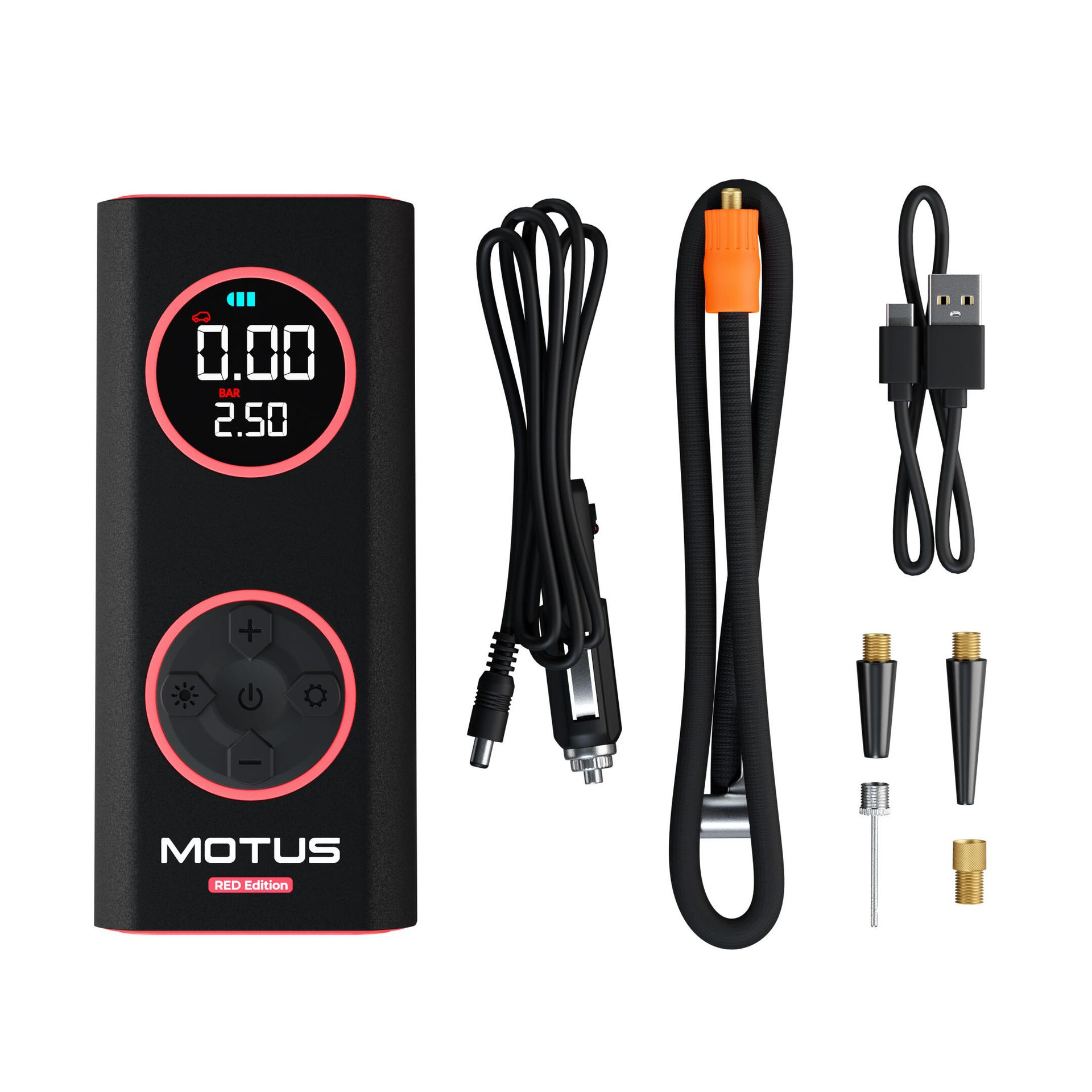 Pompka elektryczna Motus Airpump Pro Turquoise Powerbank 7500 mAh Latarka