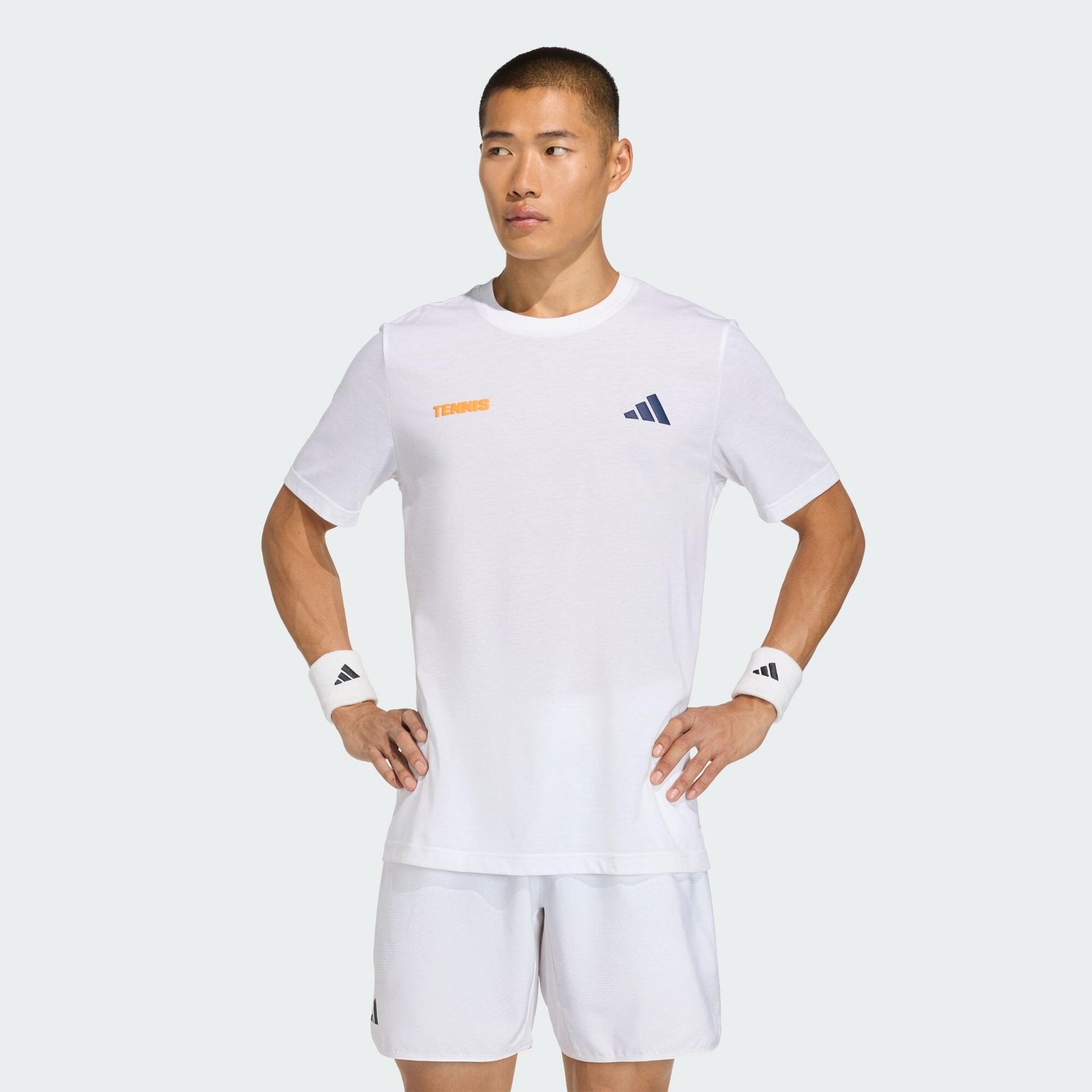 Koszulka męska adidas Tennis Hot Egg Graphic T-Shirt White L
