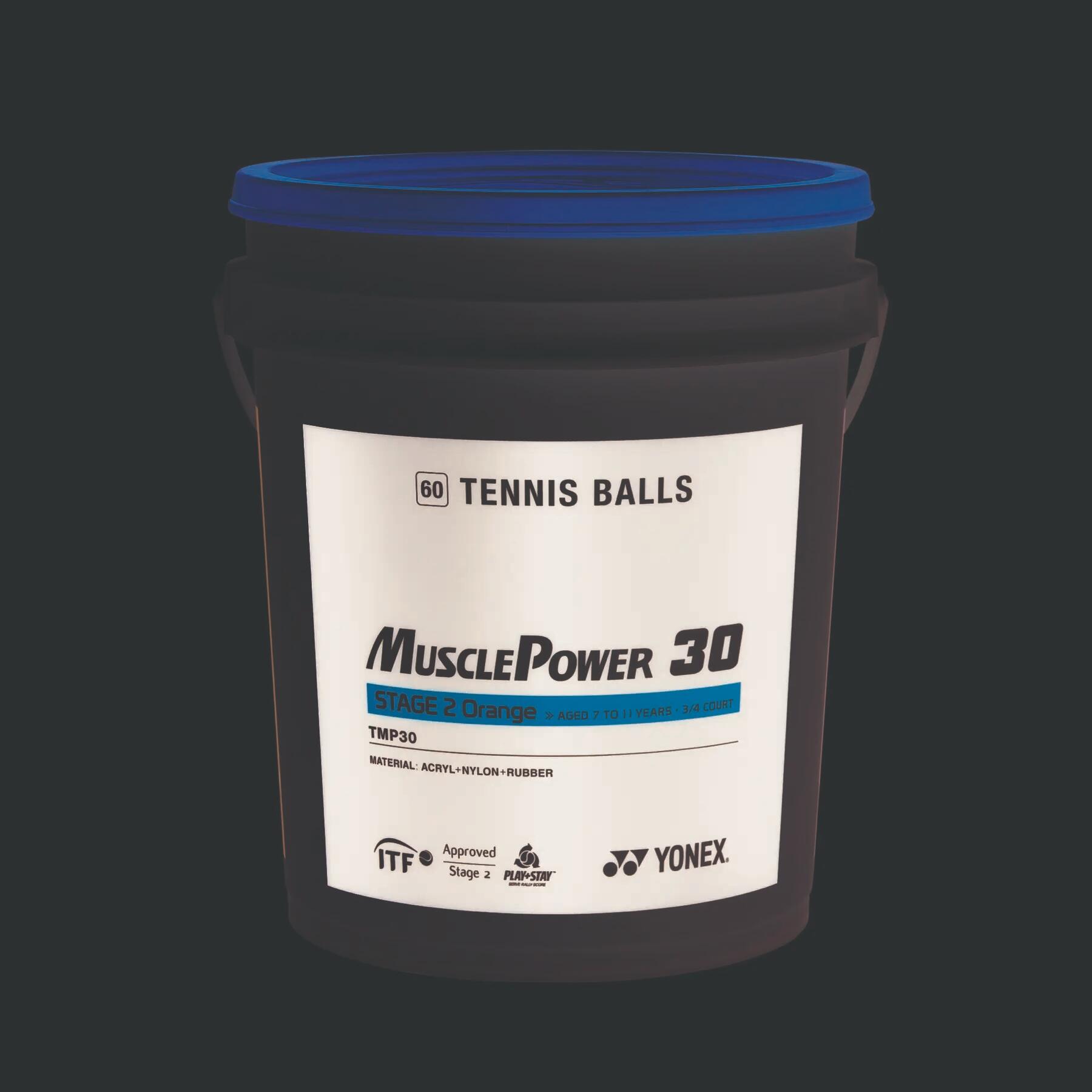 Worek z piłkami tenisowymi Yonex TMP-30 (x30)