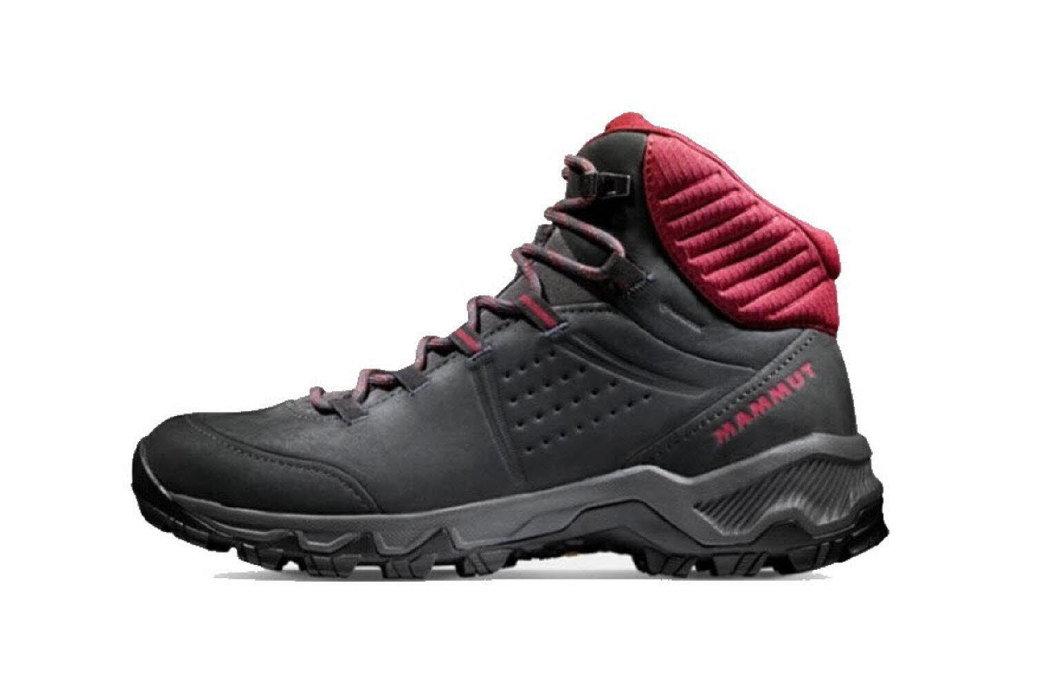 Damskie buty turystyczne Mammut Nova IV Mid GTX® Women Rozmiar butów (UE): 38 / Kolor: czarny/czerwony