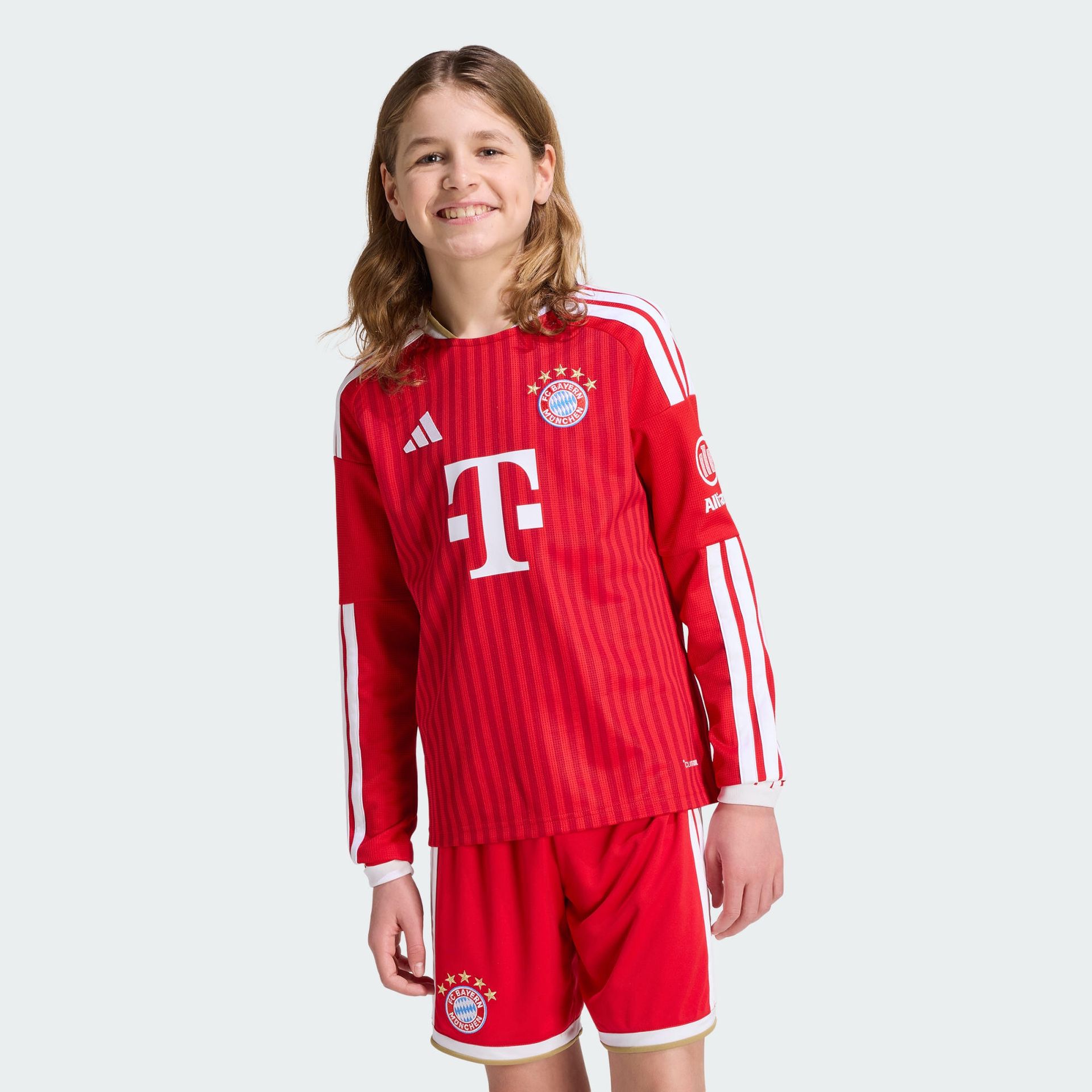 Dziecięca koszulka podstawowa z długim rękawem FC Bayern 26/27