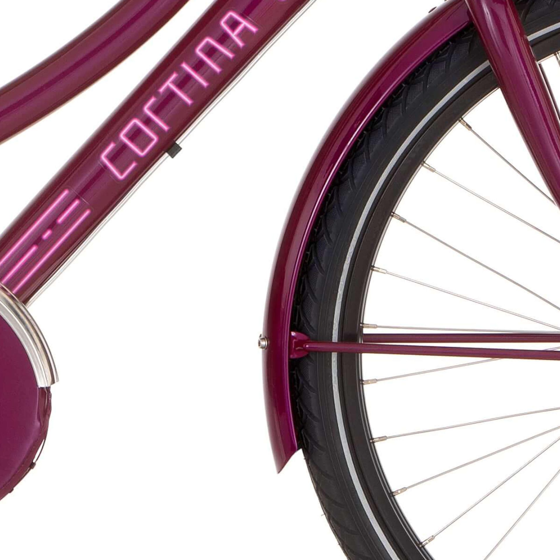 Cortina błotnik przedni 26 U4 Carmen Violet