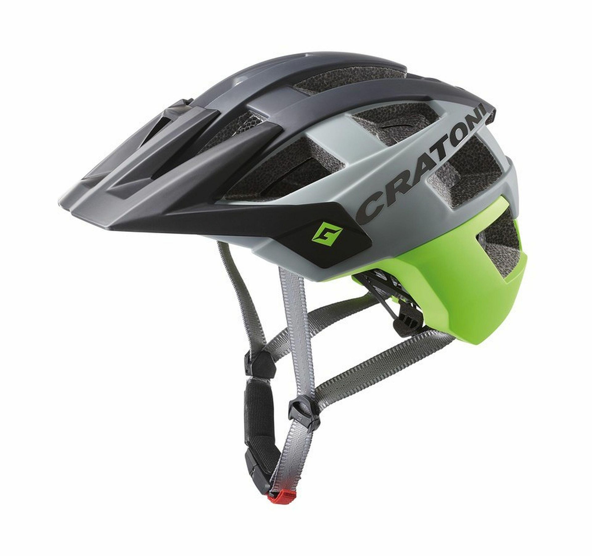 Cratoni AllSet Kask MTB, black/lime matte S/M | 54-58cm 2020 Kaski BMX i Dirt 2015049910