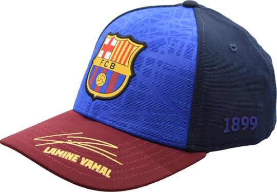 Czapka z daszkiem FC Barcelona z podpisem Lamine Yamal