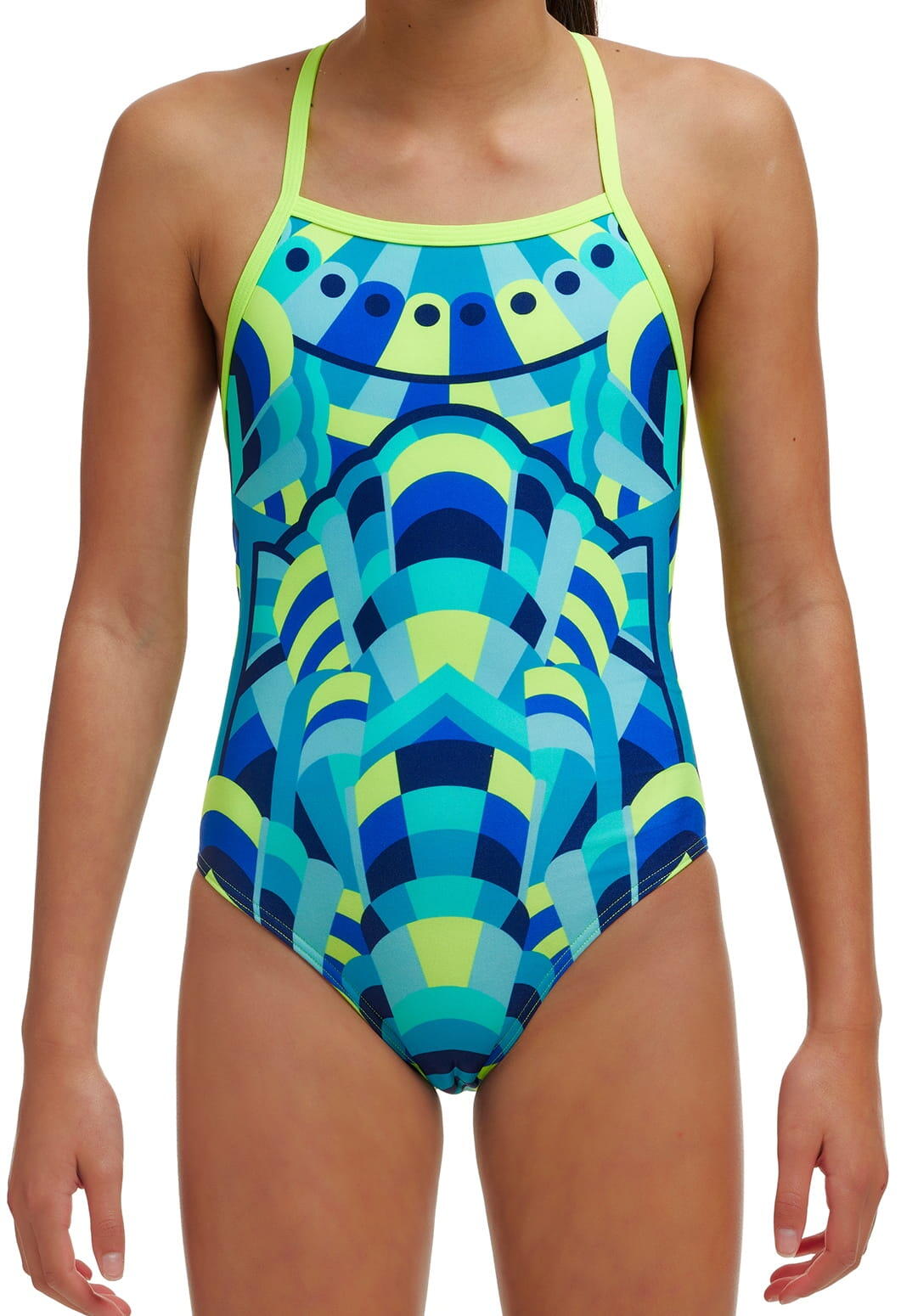 Strój do pływania dziewczęcy Funkita Cirque du Swim Strapped In