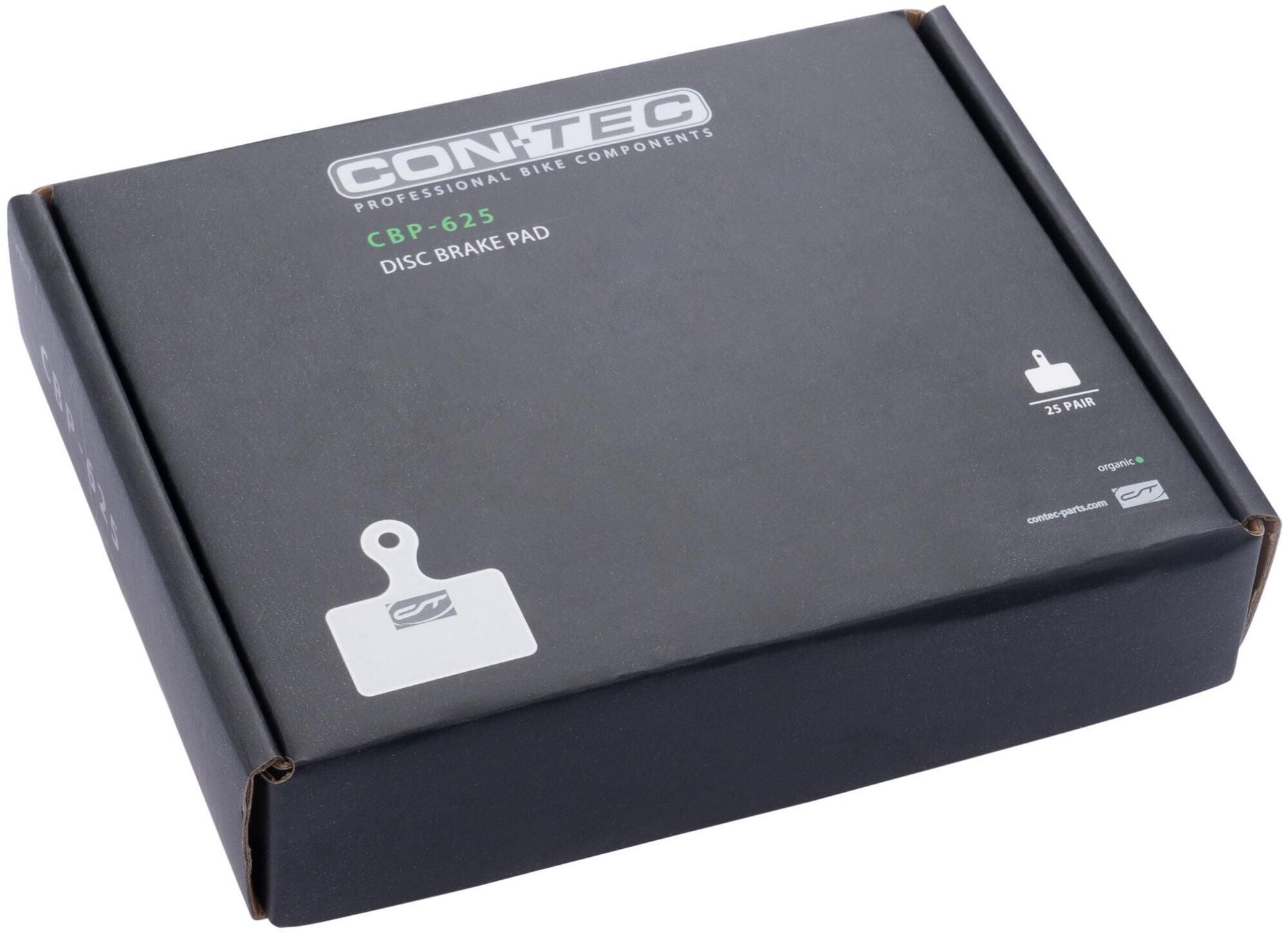 CONTEC Klocki hamulcowe Discstop+ CBP-625 organiczne, 25 par