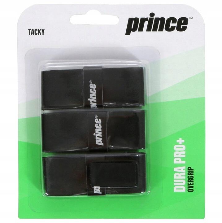 Owijka tenisowa wierzchnie czarne Prince Dura Pro+ - 3szt.