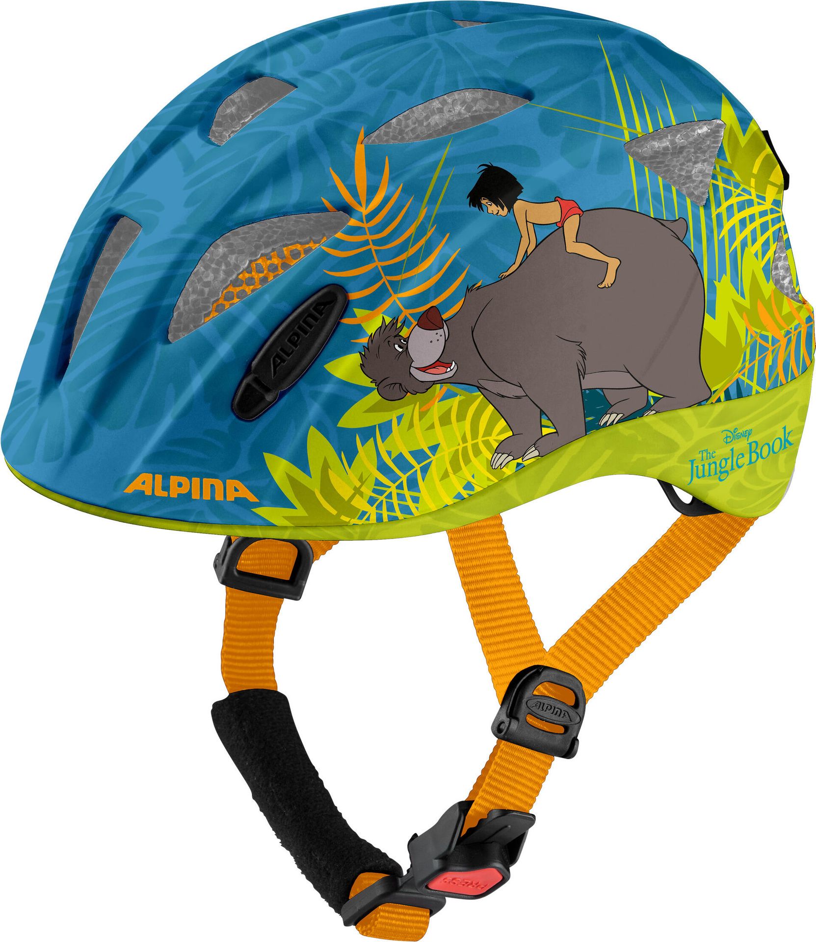 Alpina Ximo Disney Kask rowerowy Dzieci, Jungle Book gloss 45-49cm 2021 Kaski dla dzieci 9736070