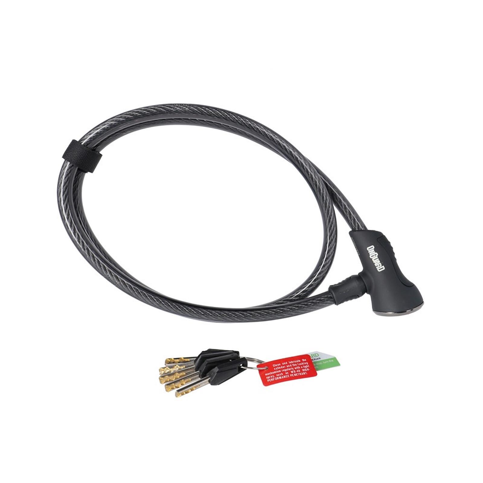 Onguard Zapięcie rowerowe Akita X-SERIES 8039 linka 12mm 120cm 5x klucze z kodem ONG-8039X