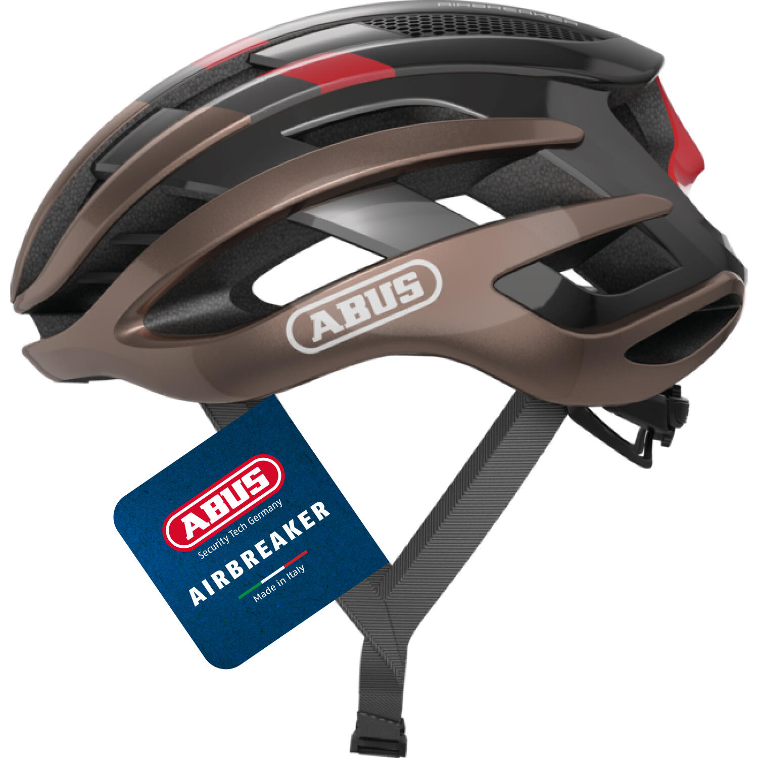 ABUS AirBreaker Metallic Czarno-brązowy Szosowy ( S)