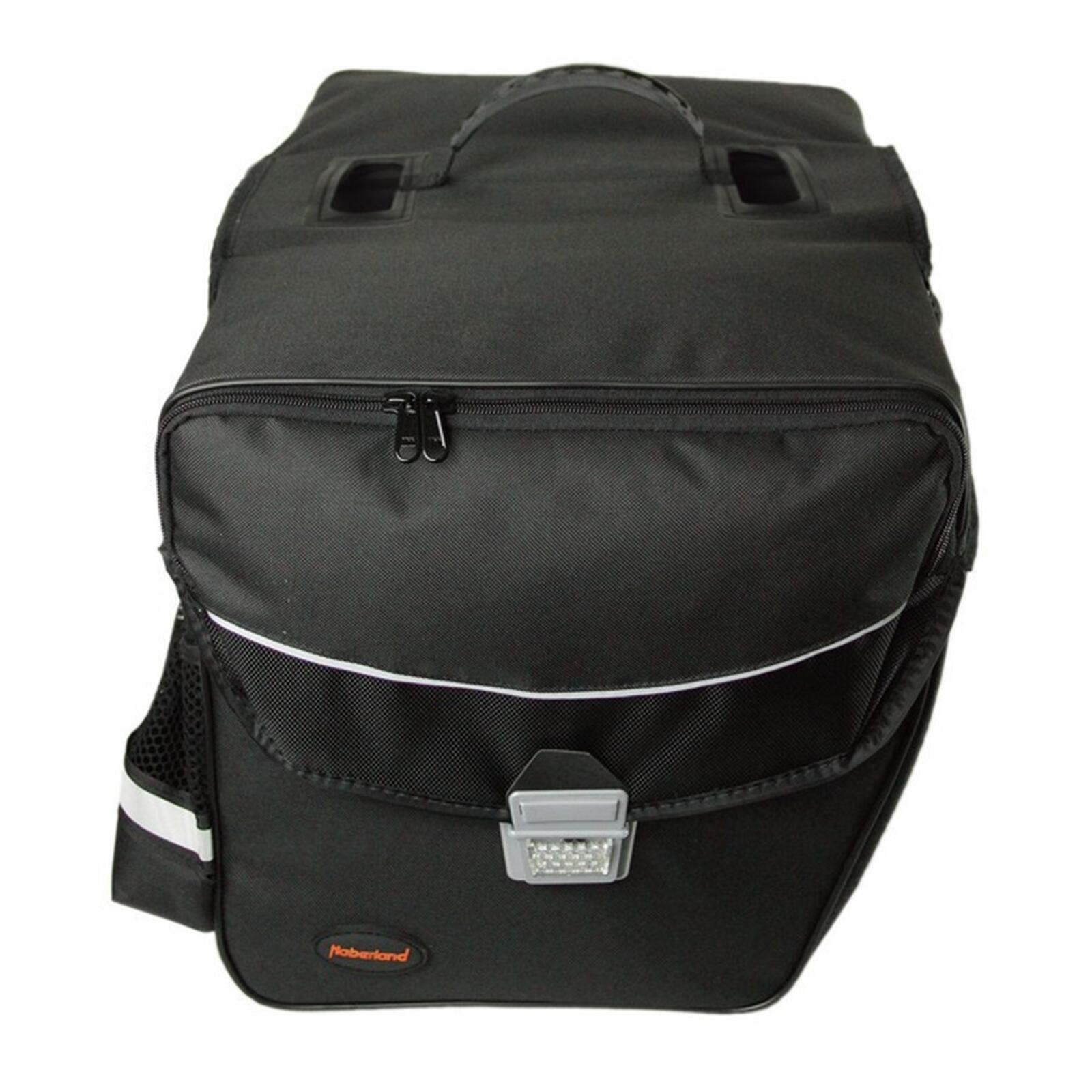 Haberland torba Touring 6000 podwójne torba, czarna, 32 x 31 x 16 cm TD6040 00