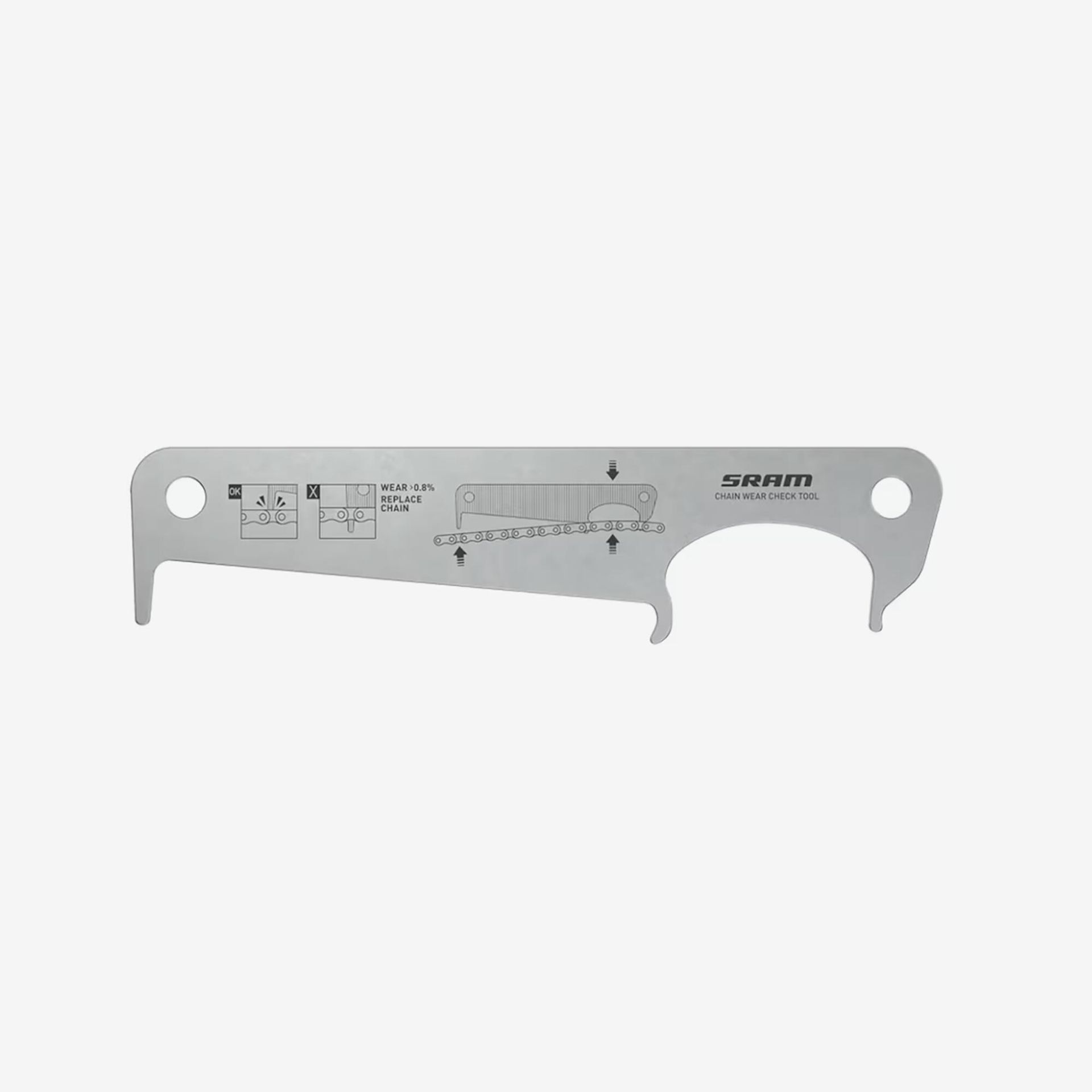 Miernik zużycia łańcucha rowerowego flattop Sram