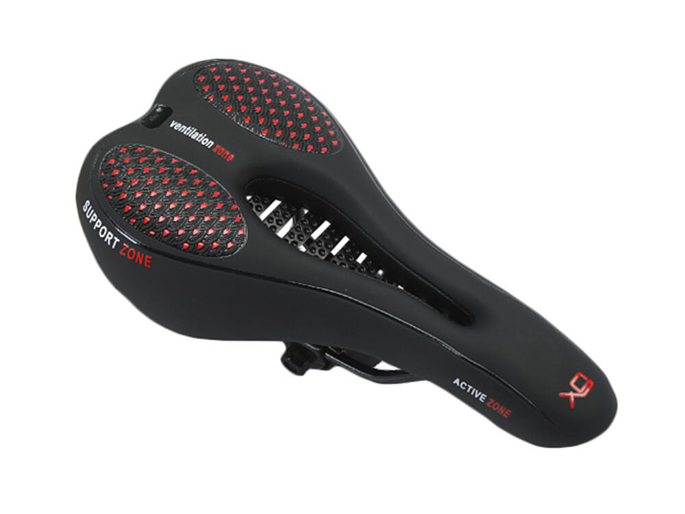 Siodło rowerowe Comfort Foam 28x13 Czerwone