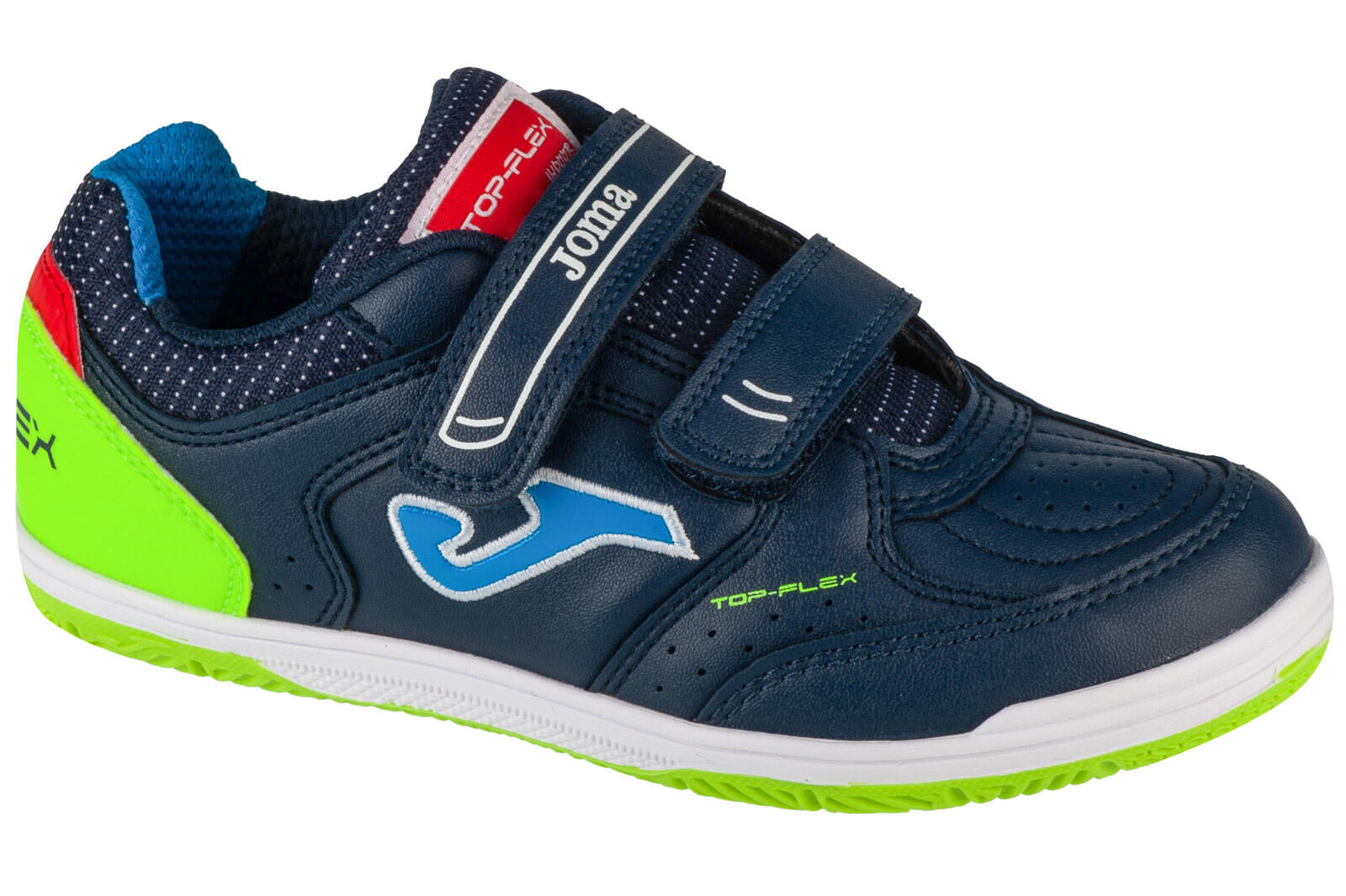 Joma Top Flex Jr 2533 IN TPJS2533INV, dla chłopca, buty halowe - halówki, Granatowy