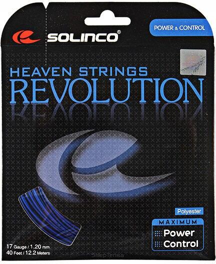 Solinco Zestaw struny Revolution, niebieska, 12.2 m, 0555020120300006 S-RV-17S-1,2 mm