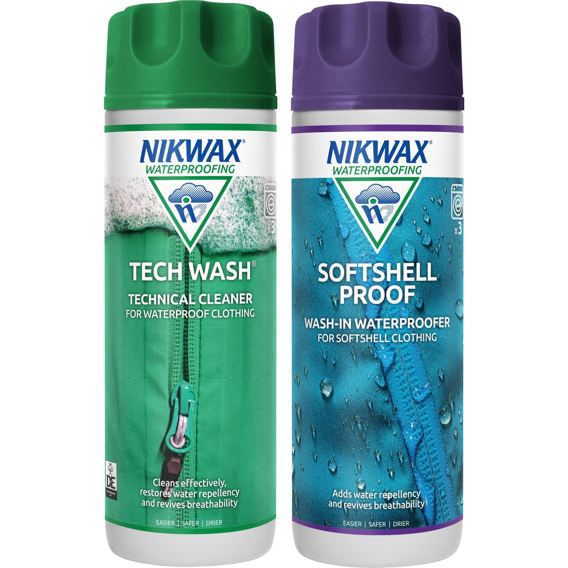 Zestaw Nikwax Tech Wash + Soft Shell Proof 2 x 300 ml