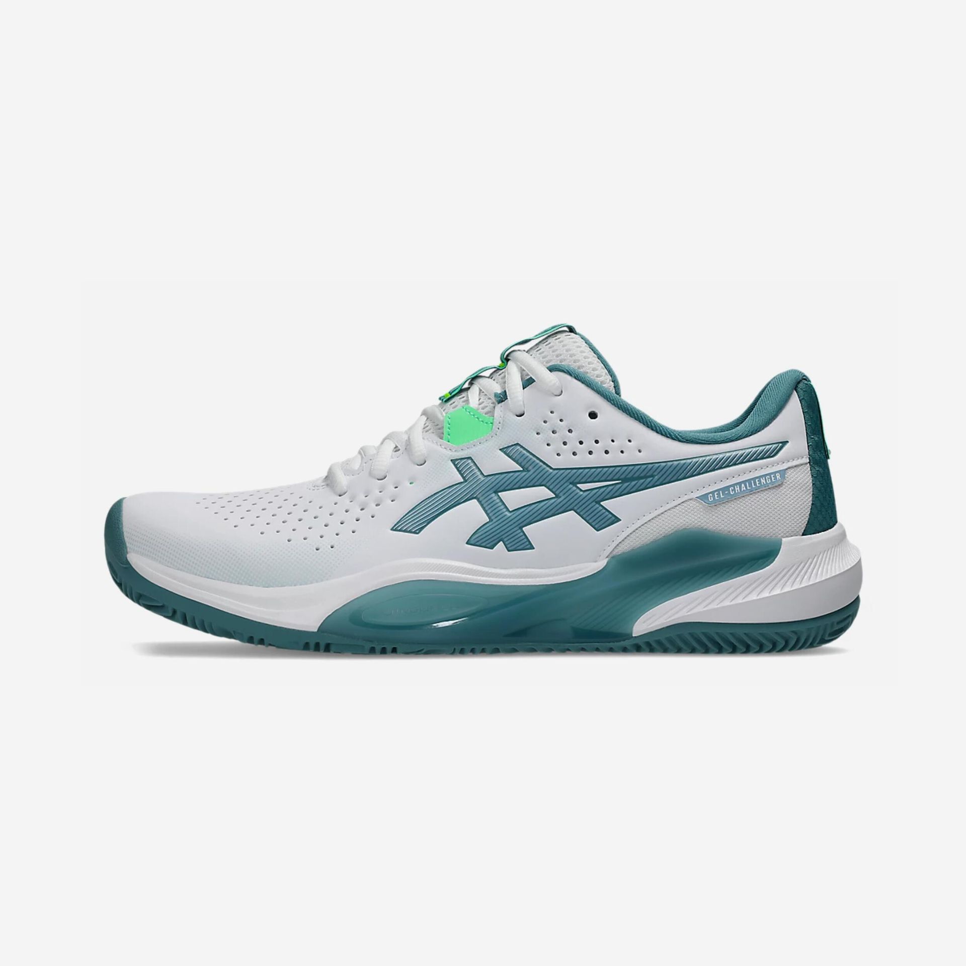 Buty do padla męskie ASICS Gel-Challenger 15 Padel white/misty pine WYSYŁKA W 24H 30 DNI NA ZWROT