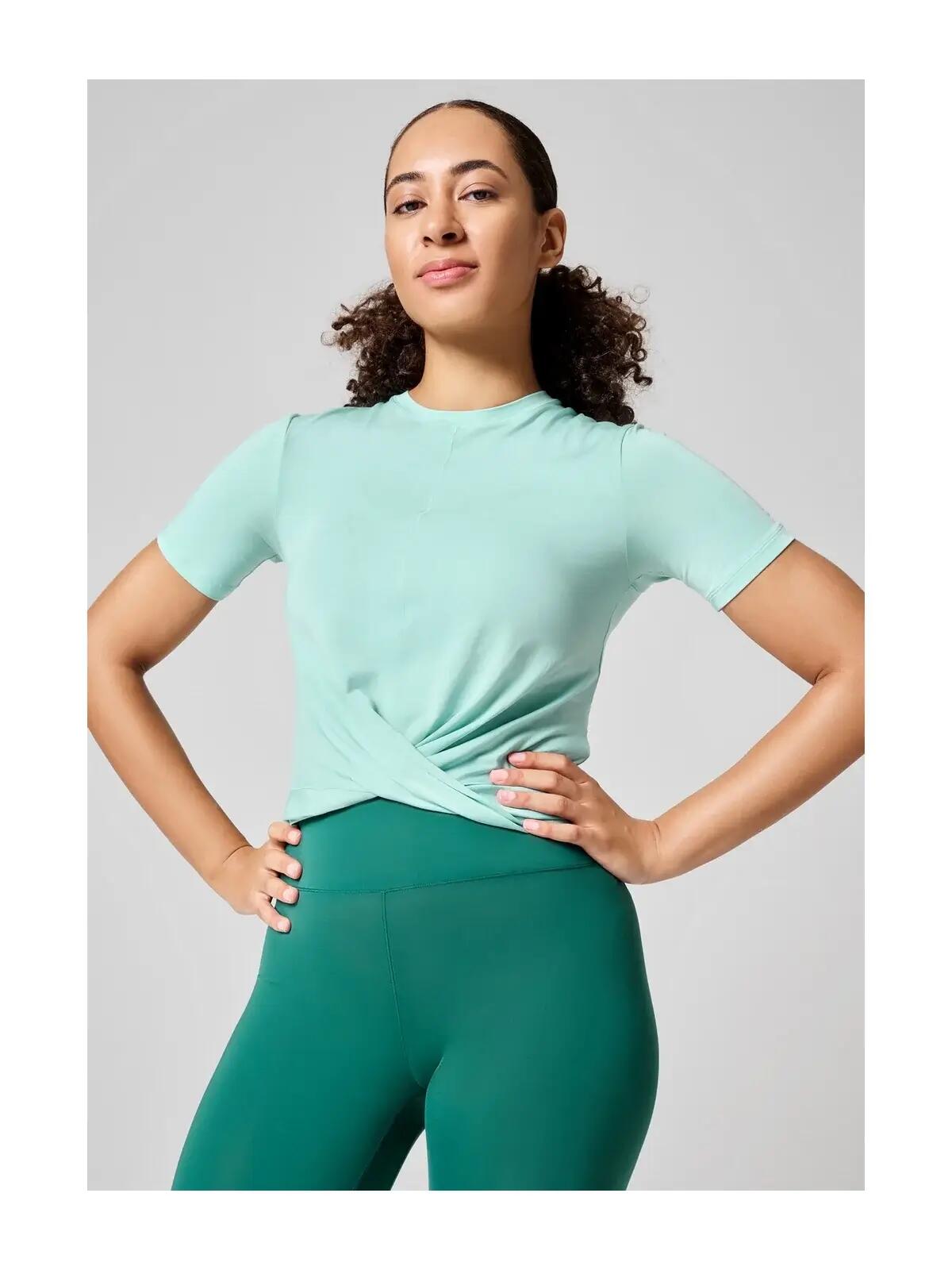 Koszulka Casall Delight Short Wrap Tee 34