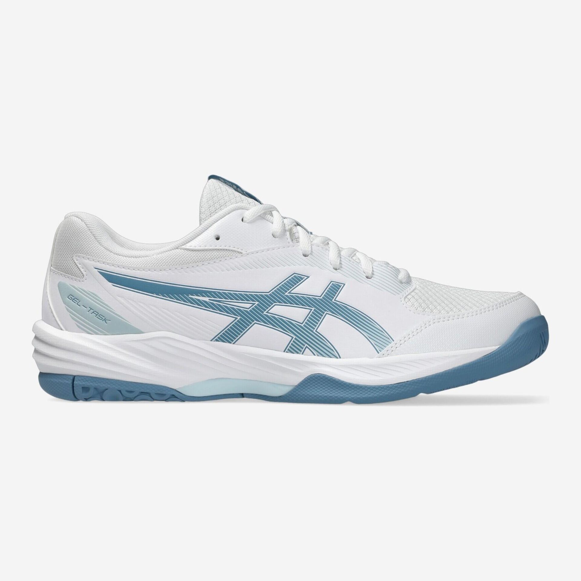 Buty męskie ASICS Gel-Task 4 white/saba blue WYSYŁKA W 24H 30 DNI NA ZWROT