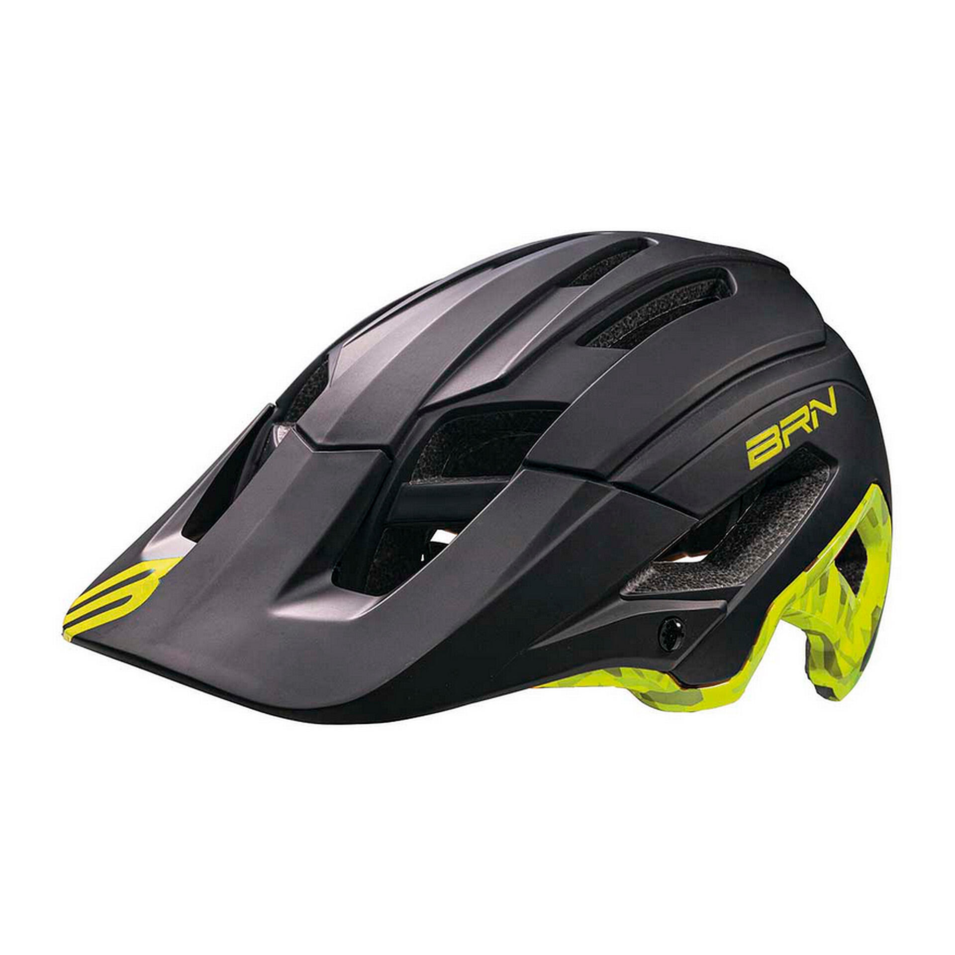 Kask rowerowy MTB SKEGGIA, czarno-żółty