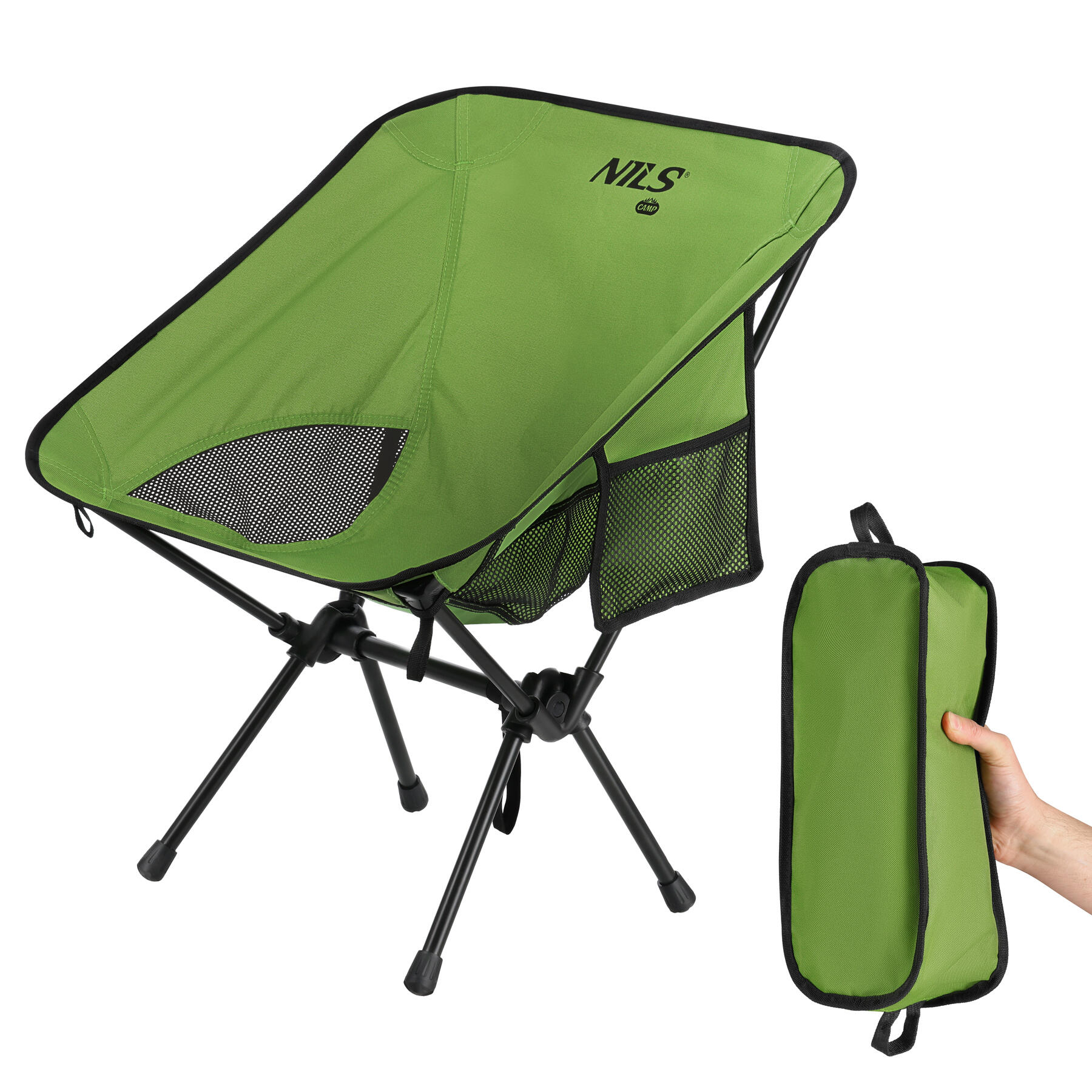 NILS CAMP NC3320 KRZESŁO SKŁADANE ULTRALIGHT NIEBIESKIE
