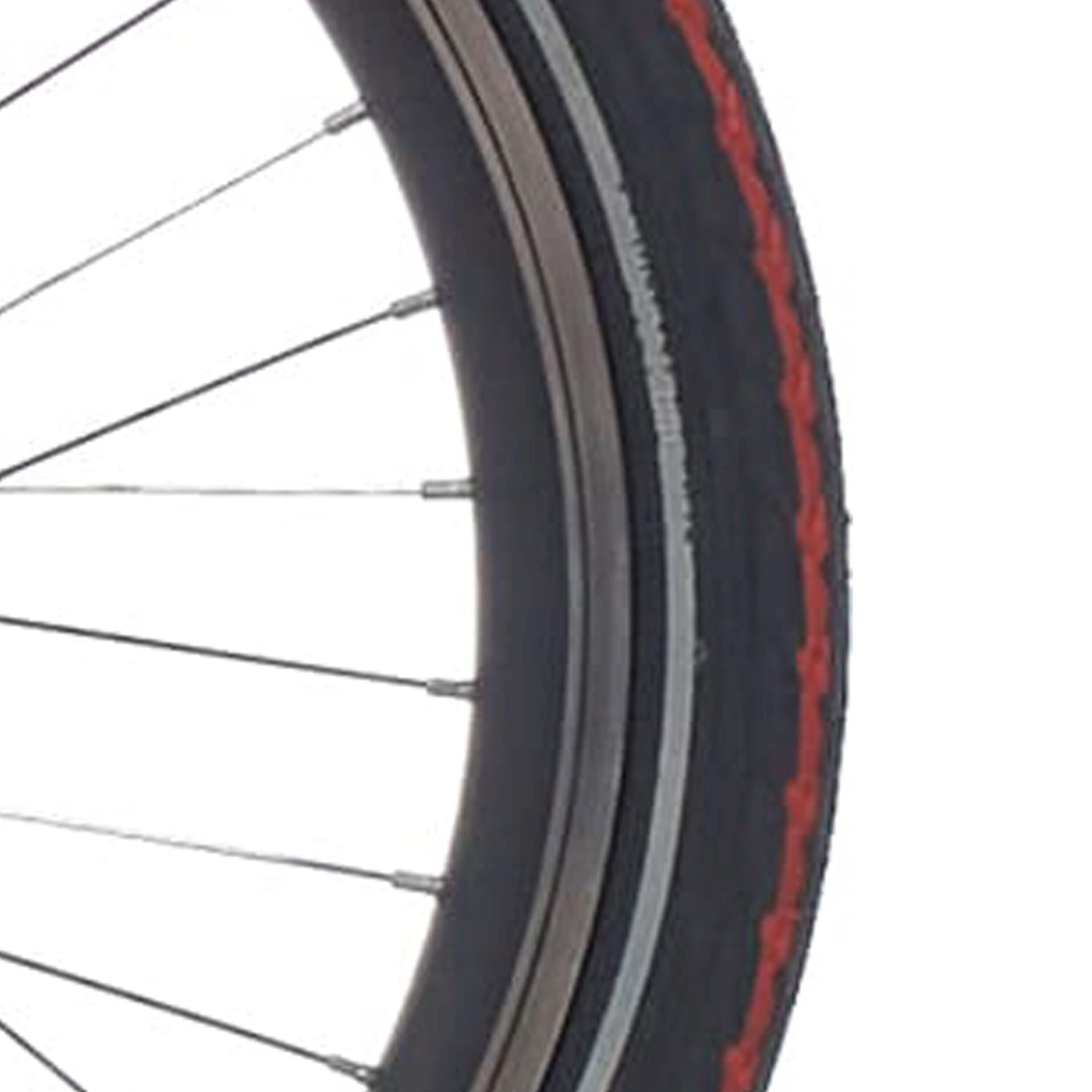 Deli Tire SA-206 20 x 1.75 odblaskowa opona miejska z pomarańczowym pasem