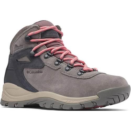 Buty trekkingowe damskie niskie Columbia Newton Ridge Plus Waterproof Amped 1718821009 40 (9US) Szary/Różowy (195981616682)
