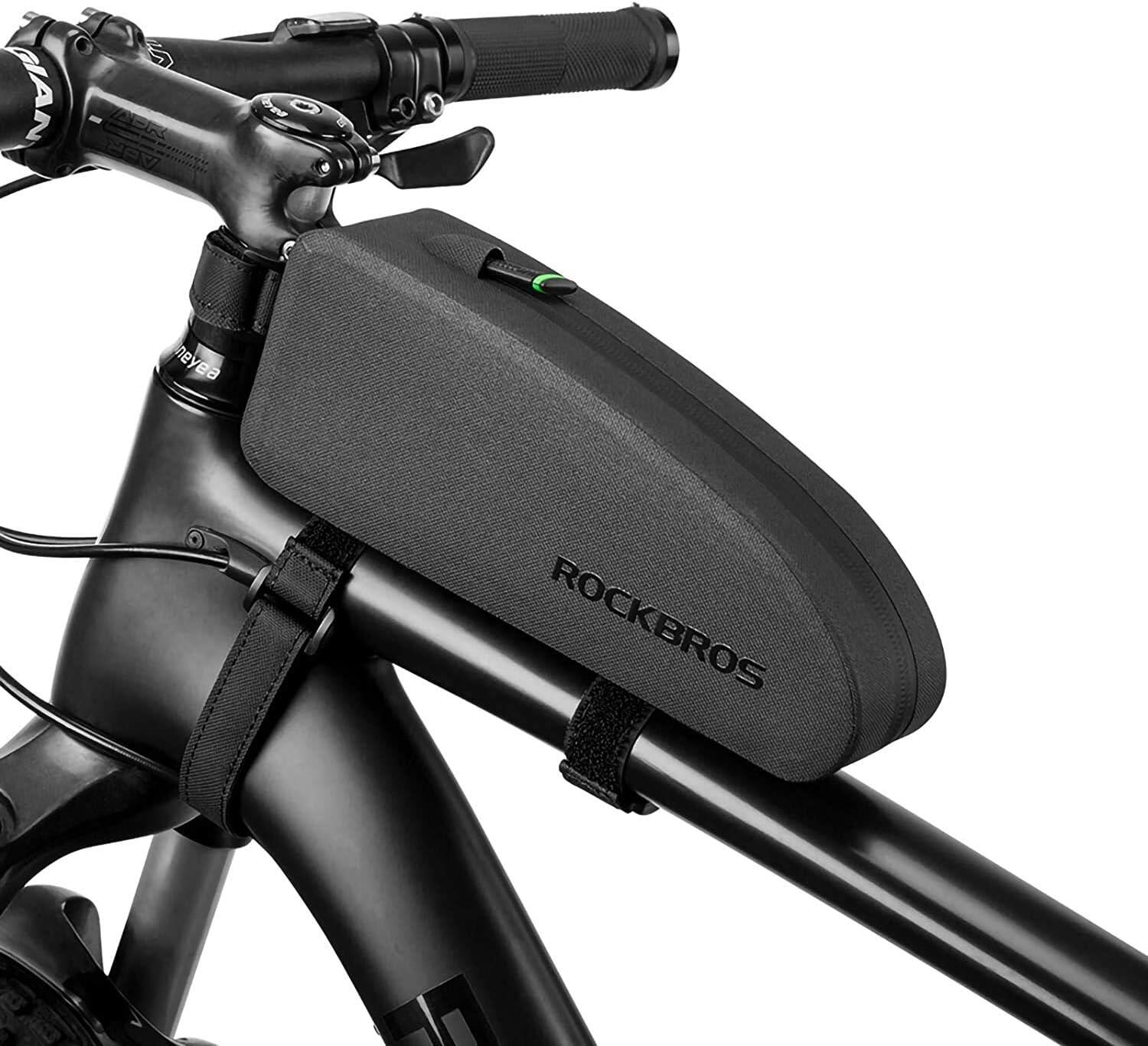 Torba rowerowa mocowana na ramę wodoodporna 1.5l AS-019 - czarna ROCKBROS