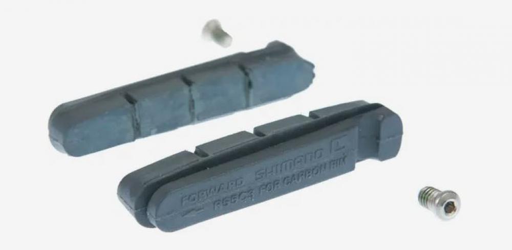 Shimano Okładziny R55C3 BR-7900/6700 5700 czarny / Materiał: mieszane / Przeznaczenie: szosowe obręcze karbonowe / Wersja zestawu: para