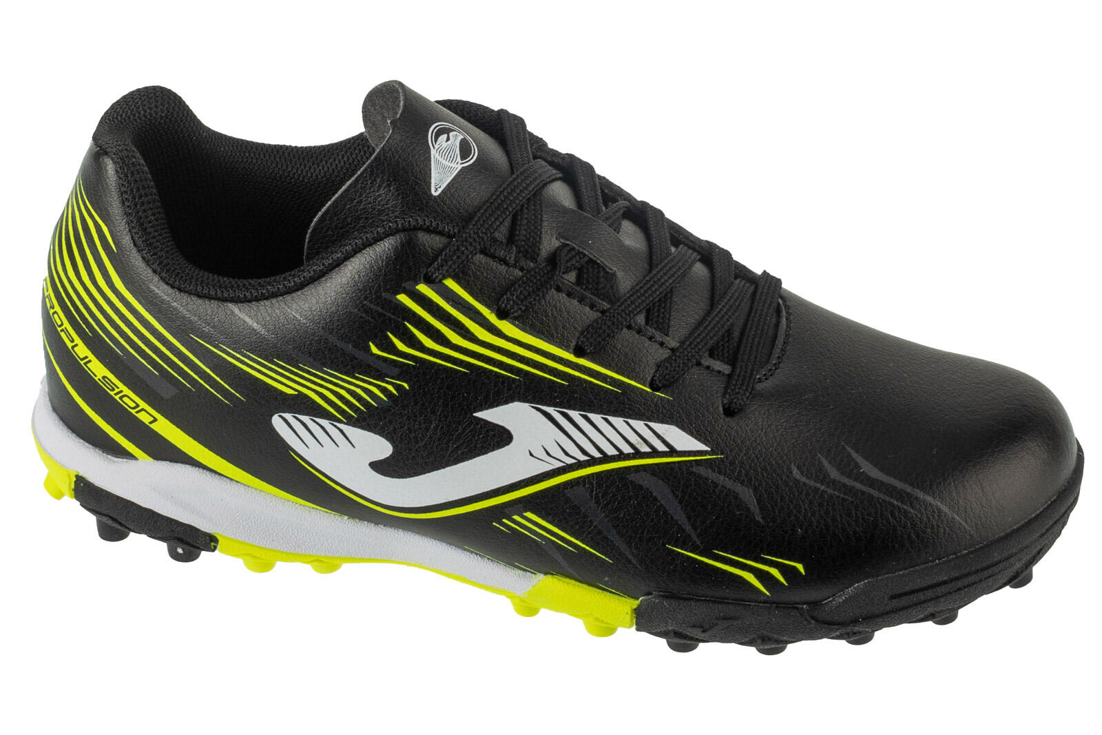 Joma Propulsion Jr 2501 TF PRJW2501TF, dla chłopca, buty piłkarskie - turfy, Czarne