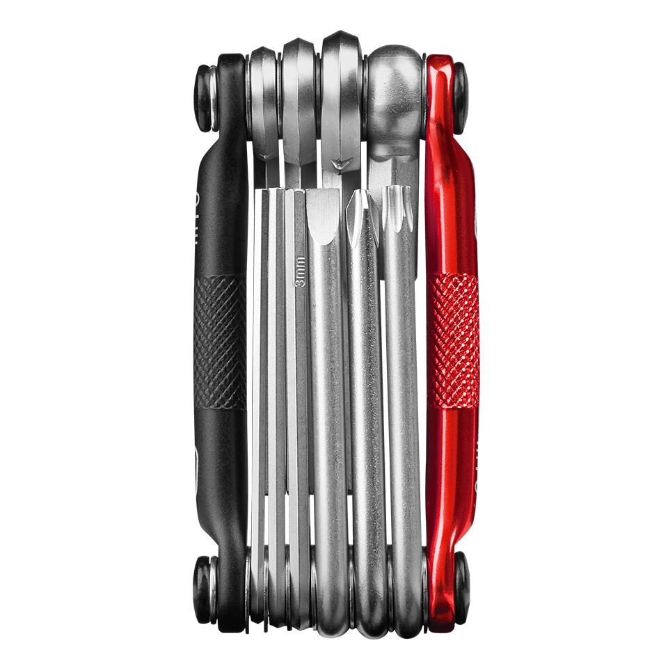 Crank Brothers Multi-Tool M10 Czarny/czerwony, czarny, czarny 115349