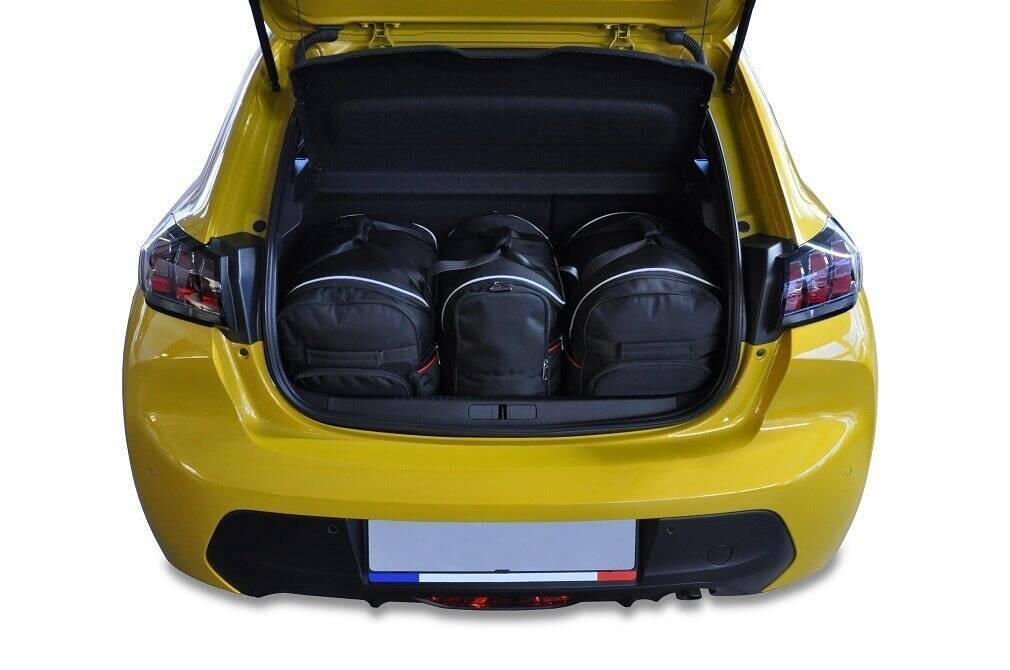 Torby Do Bagażnika Peugeot 208 Hatchback 2019+ 3Szt Kjust