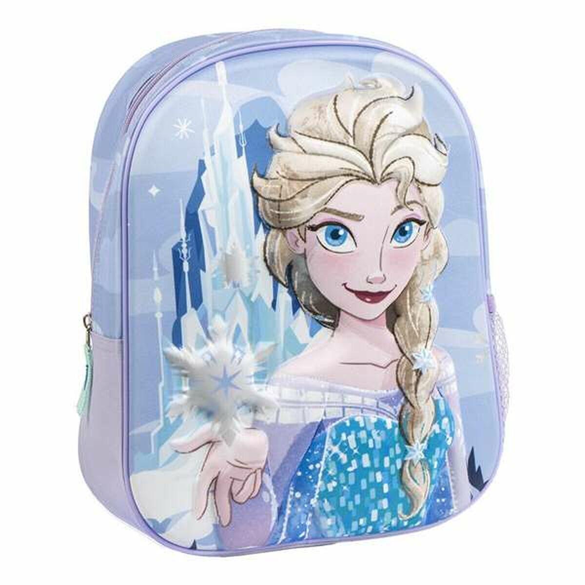 Plecak szkolny 3D Frozen Niebieski 25,0 x 31,0 x 10,0 cm