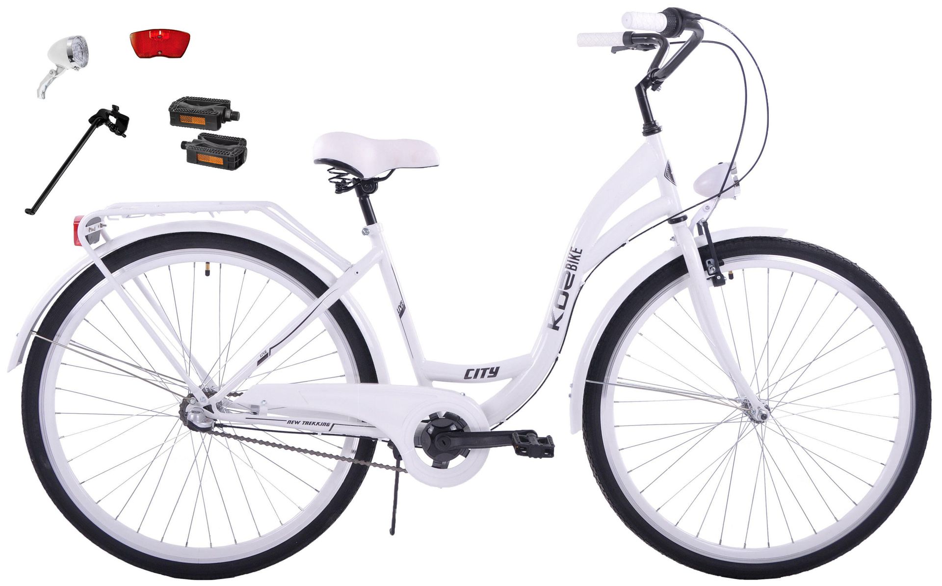 Rower miejski 28 damski Kozbike K25 3 biegi