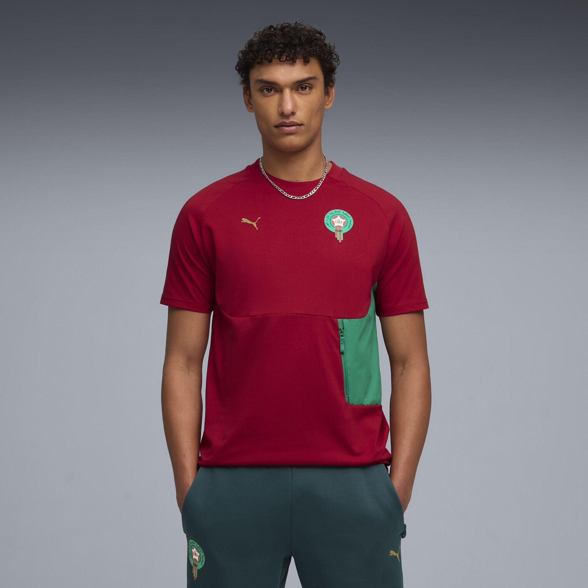 Męska koszulka Maroka PUMATECH z kieszenią PUMA