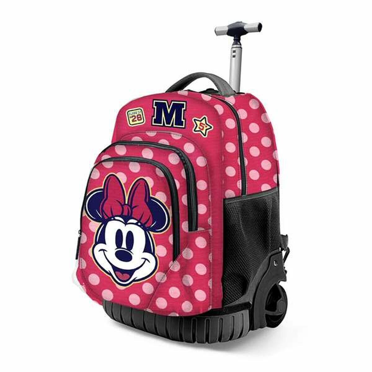 Disney Minnie Mouse Class-FAN GTS plecak na kółkach, różowy, 32 x 47 cm, pojemność 30 l, Różowa Myszka Minnie, Jeden rozmiar, Plecak na kółkach FAN GTS