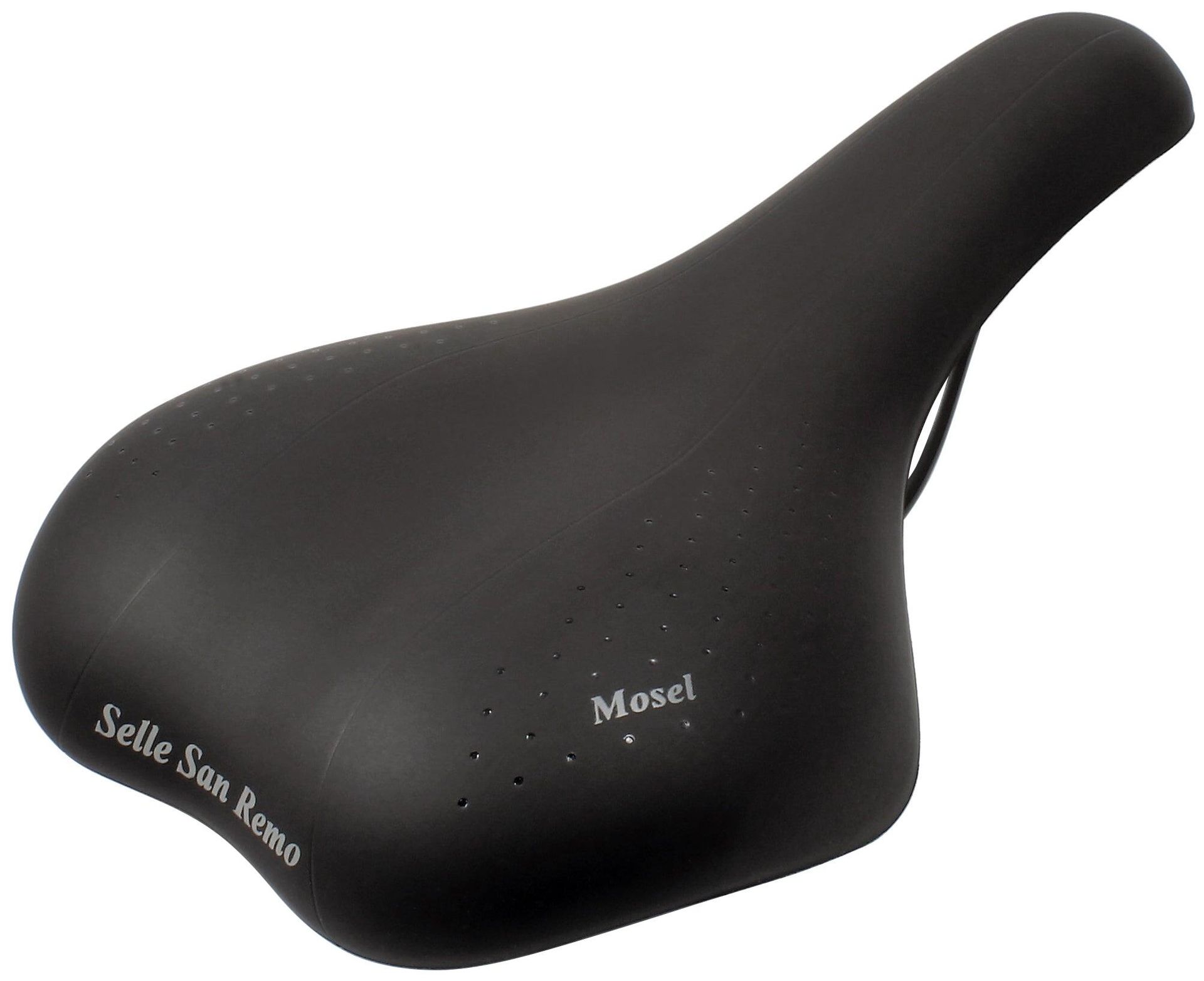 Selle San Remo Mosel siodełko do miasta i trekkingu - czarne