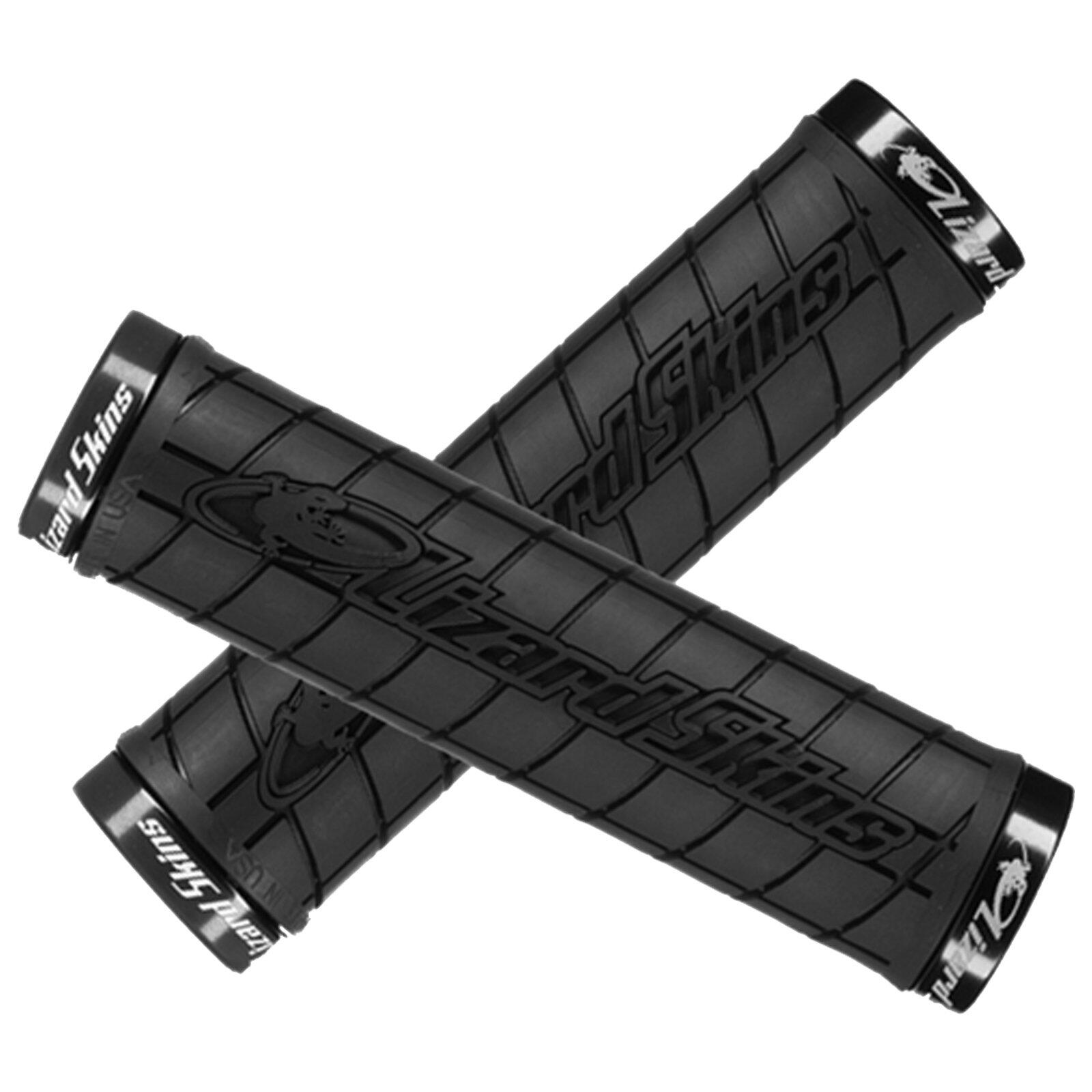 Lizard Skins Lock-On chwyty kierownicy, z logo Lizard Skins, czarny, jeden rozmiar