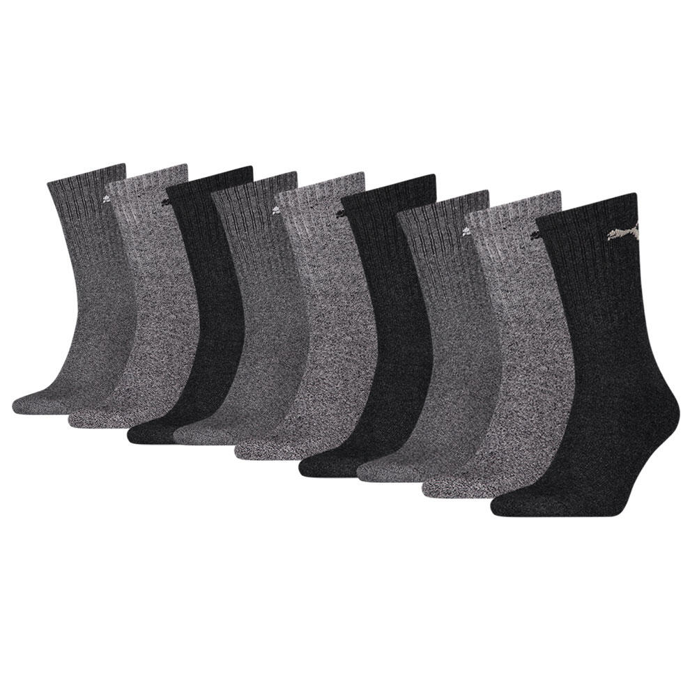 Skarpety sportowe unisex - 9 par - Antracytowe/Szare