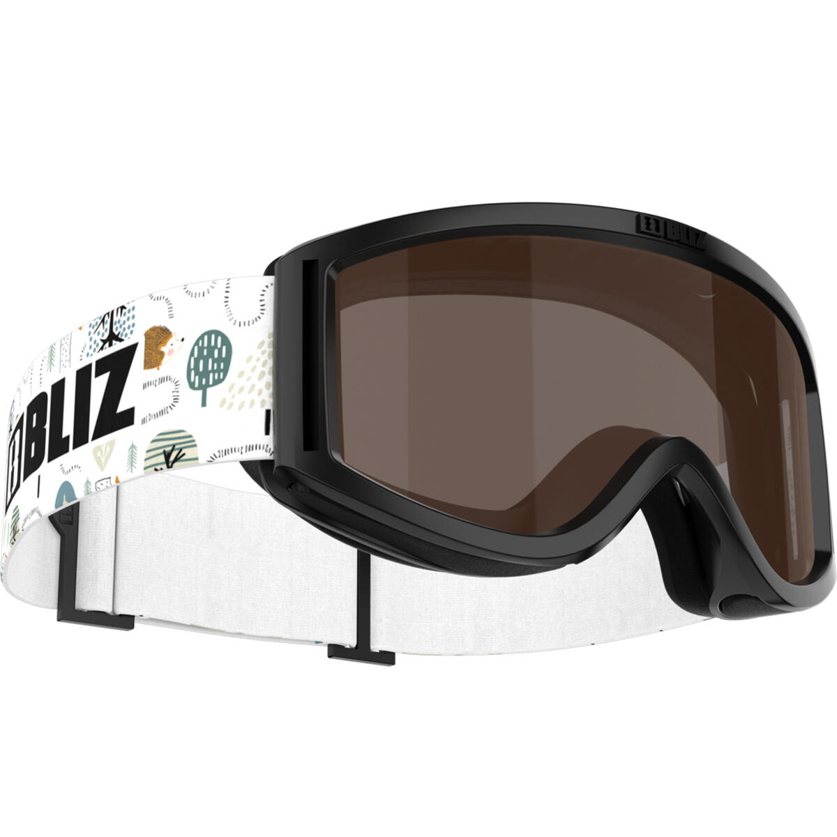 Bliz Pixie Gogle Dzieci, black/brown 2020 Gogle narciarskie 47030-12