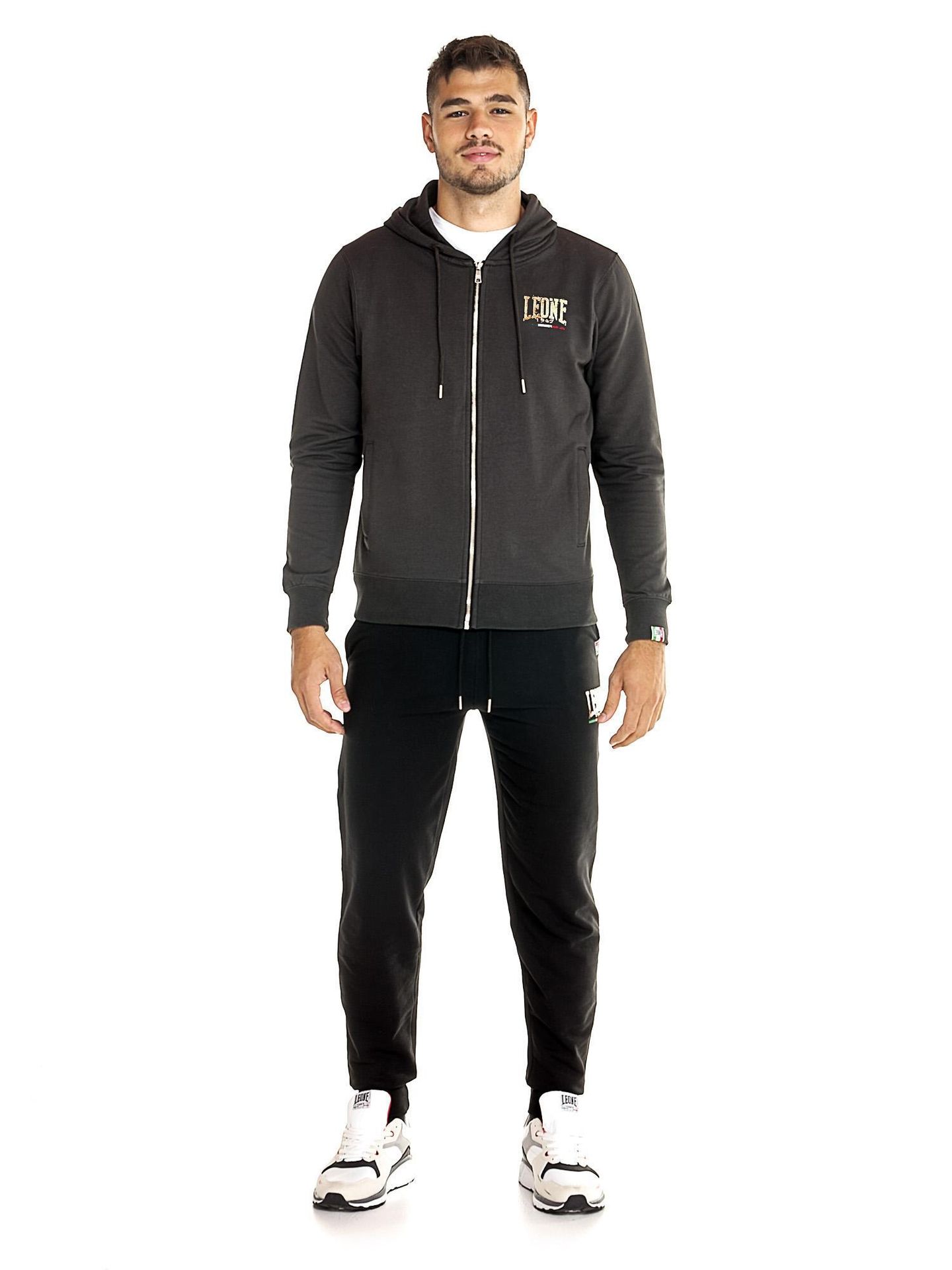 Bluza z bawełna z kaptur na co dzień na siłownię