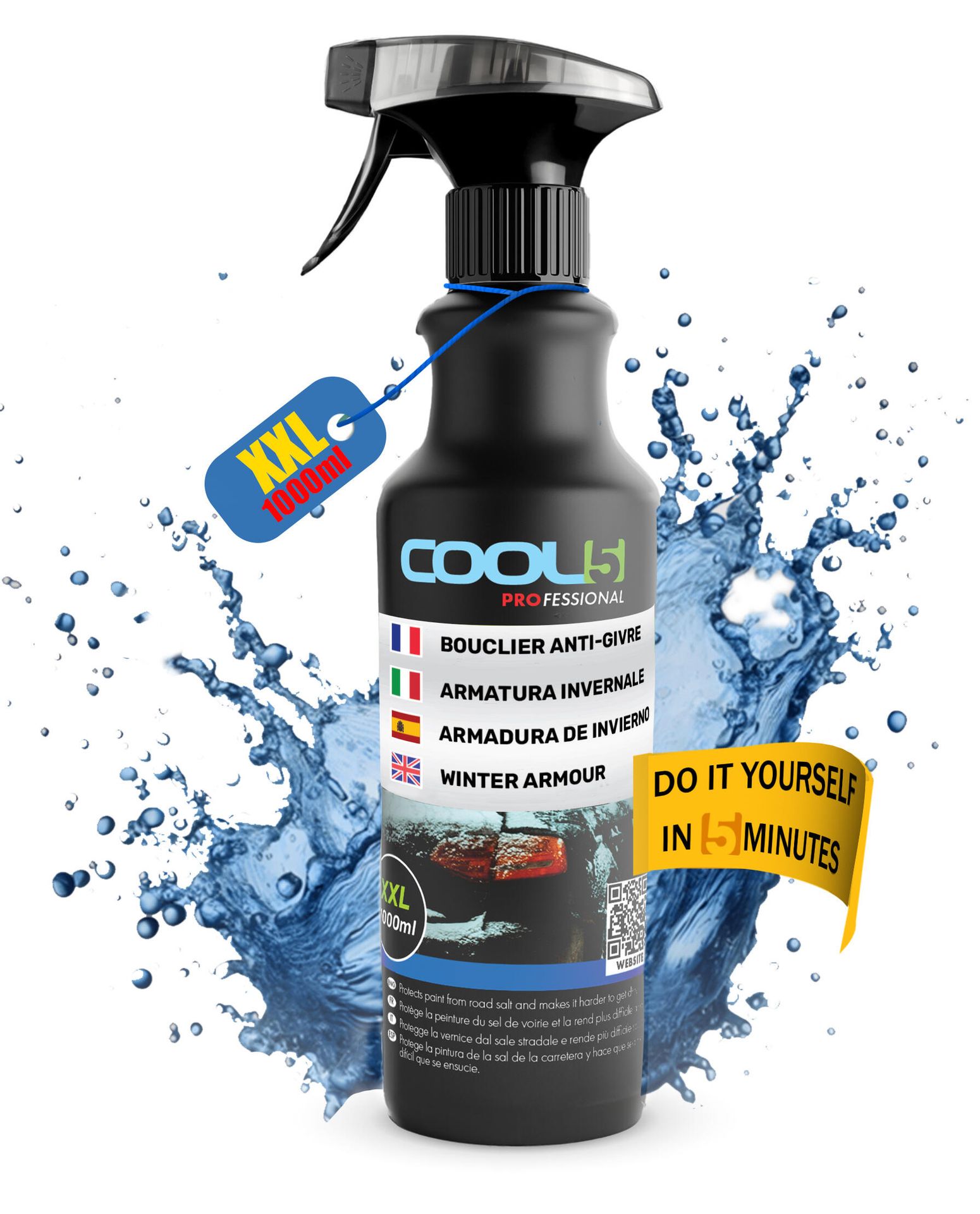 Preparat do ochrony ram rowerowych Cool5 Winter Armour hydrofobowy