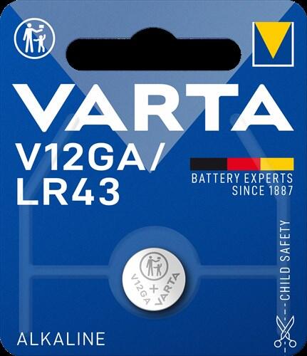 Bateria alkaliczna LR43 VARTA, 1 szt.