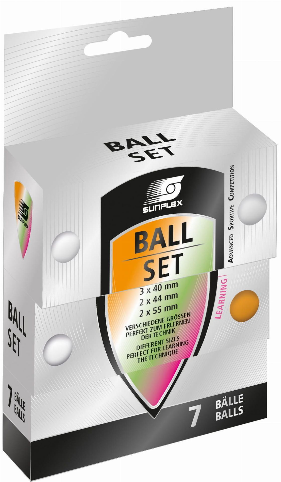 Piłeczki do tenisa stołowego SUNFLEX TT-Ball Set 7szt. 20614