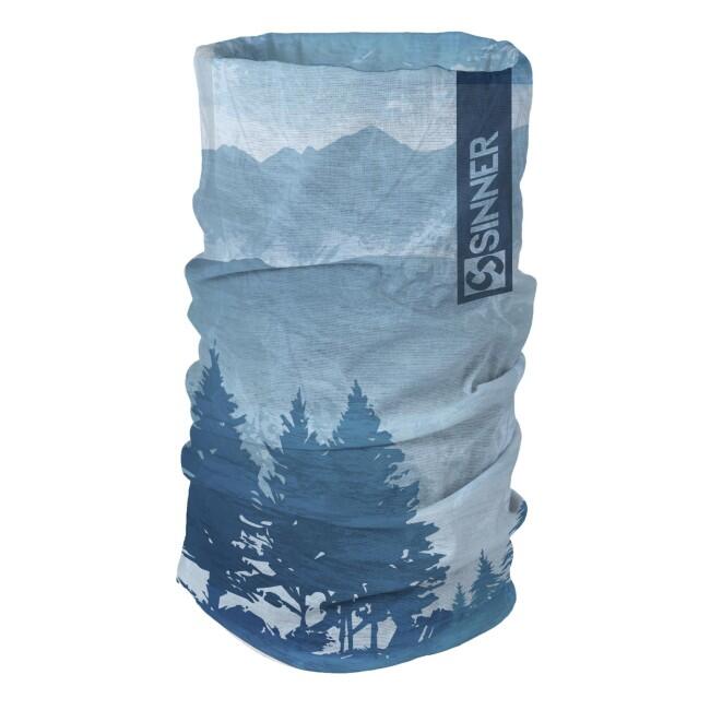 Bandana SINNER Water Mountain Blue, unisex