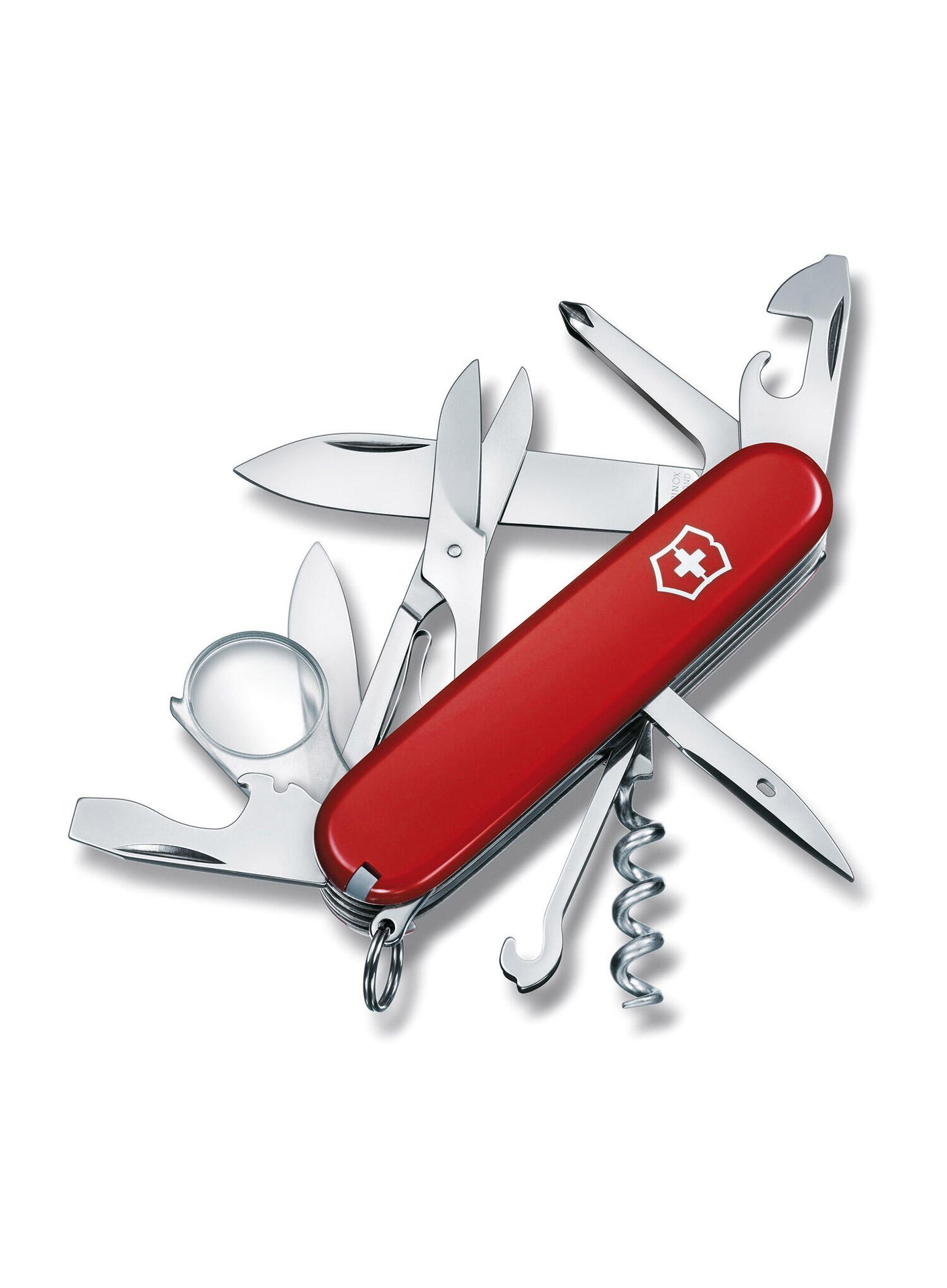 VICTORINOX Scyzoryk Victorinox Explorer czerwony Celidor 91mm 1.6703