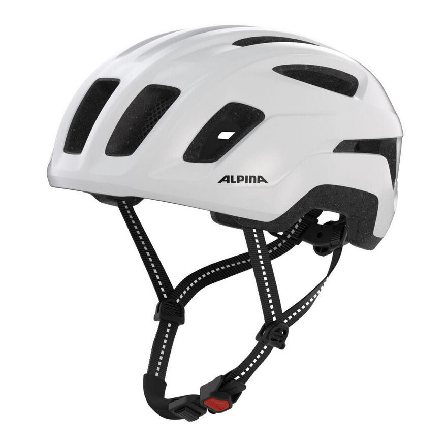 Kask rowerowy do trekkingu Paranus Urban, biały