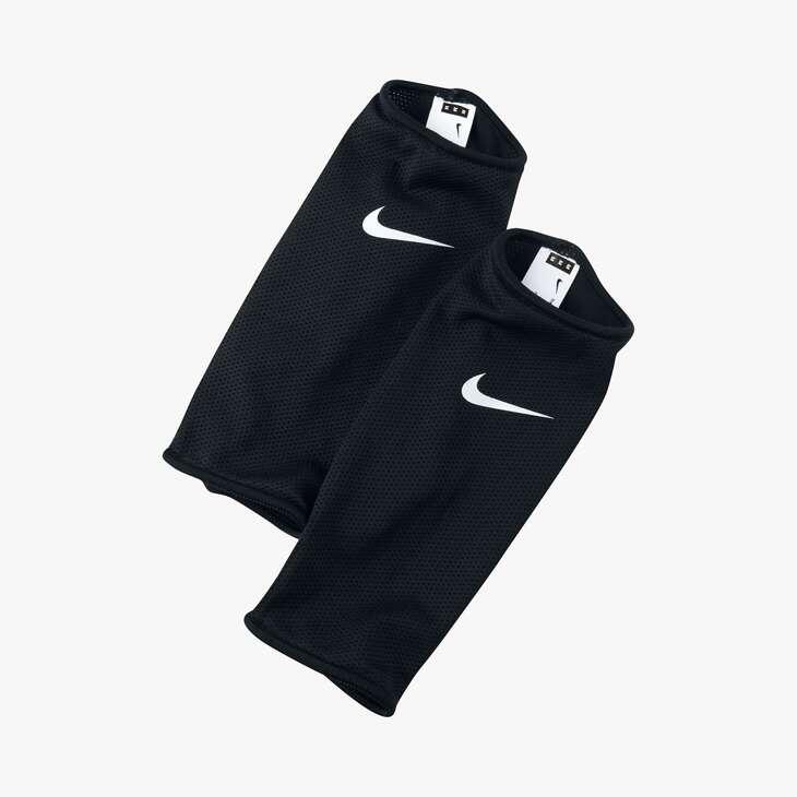Nike, Rękawy do ochraniaczy piłkarskich, Guard Lock Sleeves, czarne, Rozmiar - XL