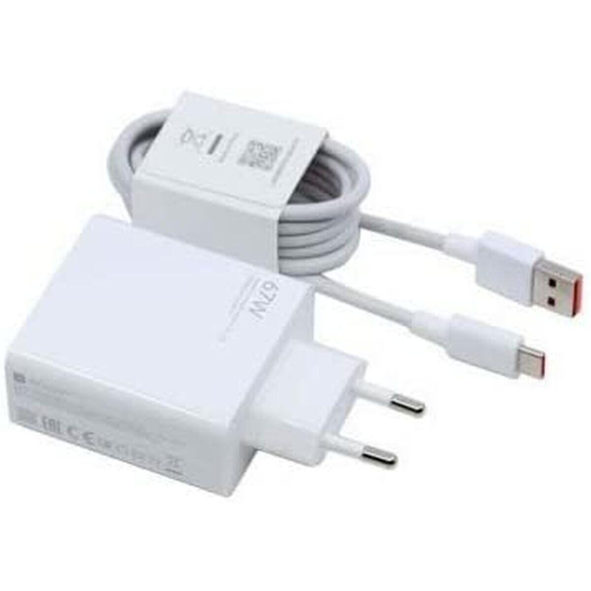 Xiaomi Ładowarka sieciowa USB-A 67W + kabel USB-C biała